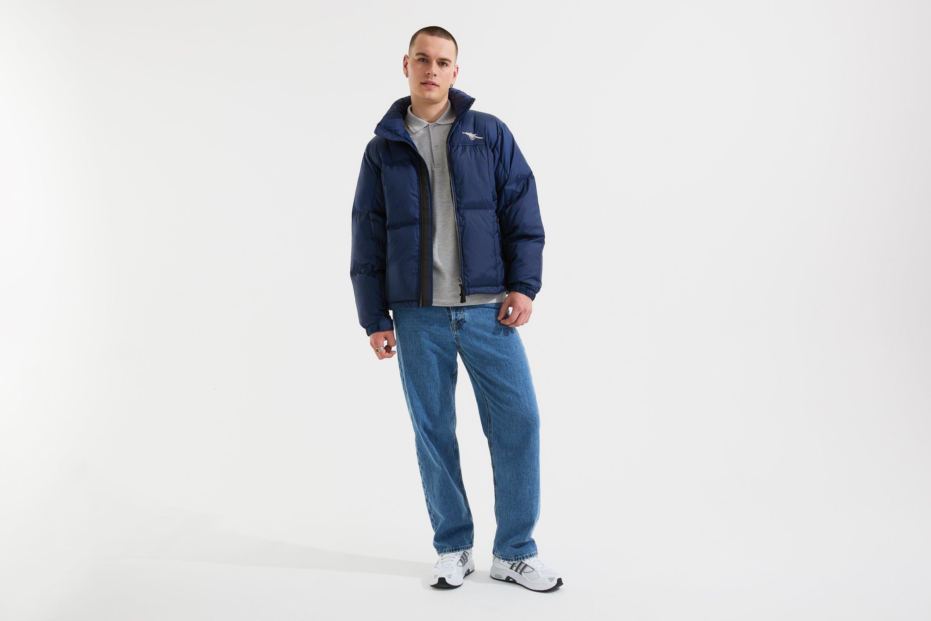 Arsenal Navy Cannon Puffer Jacket | Official Online Store