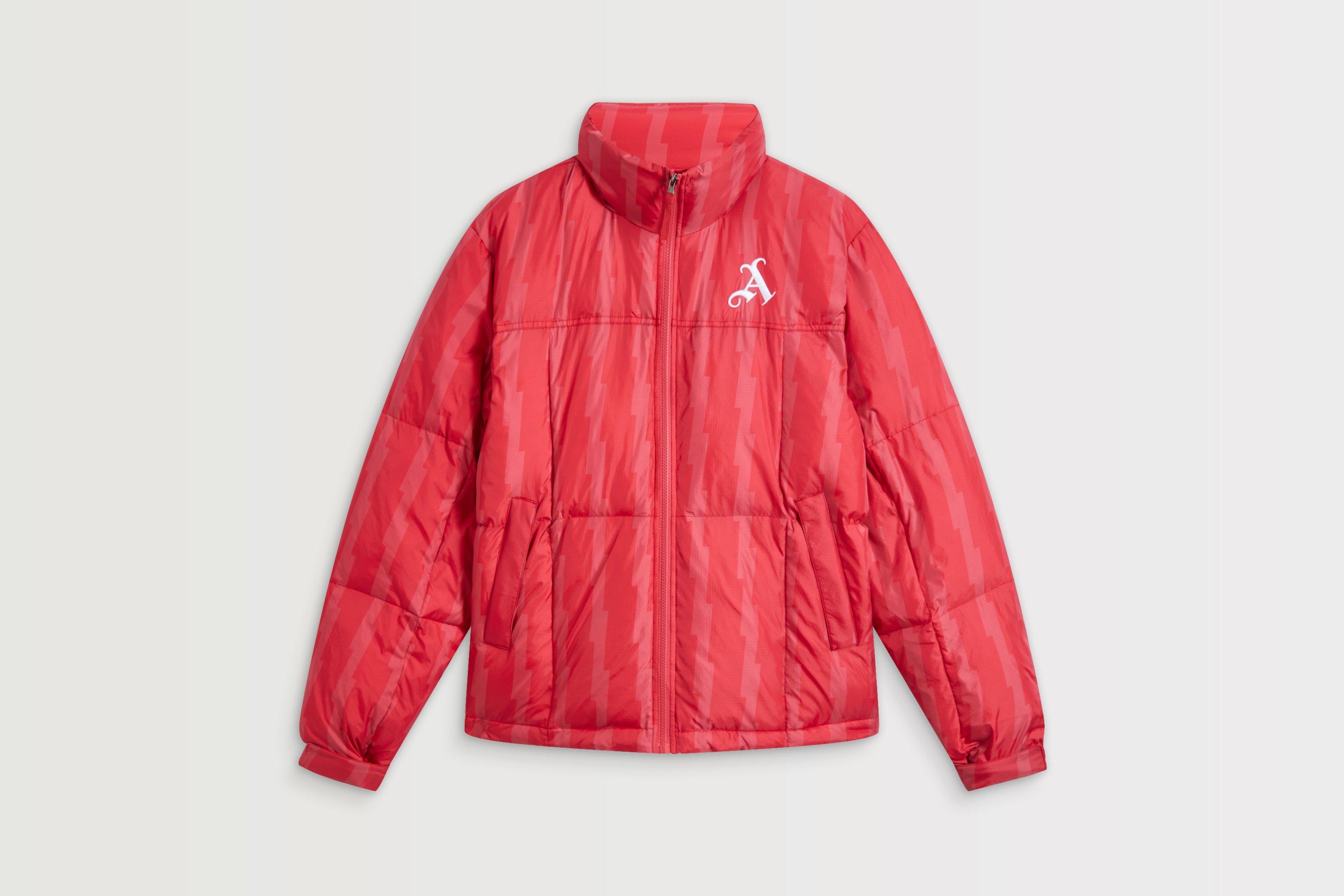 Arsenal Red Printed Cannon Puffer Jacket | Official Online Store