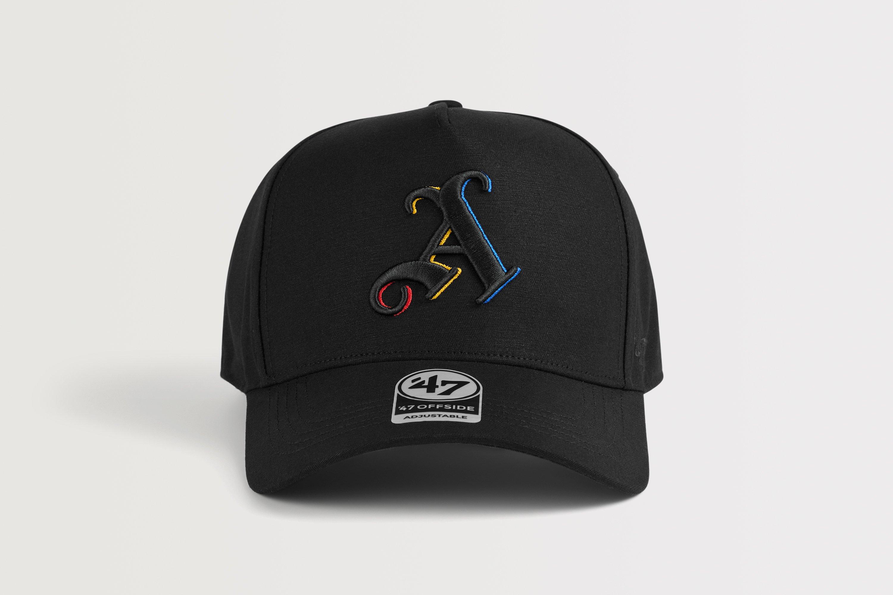 arsenal 公式　47 キャップ　ブラック Arsenal 47 Black Tonal Gothic A Cap | Official Online Store