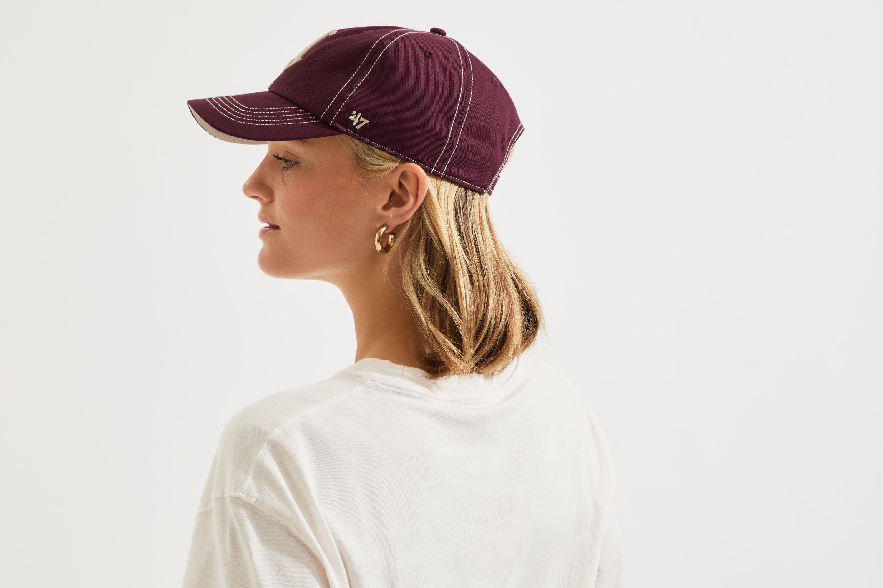 Arsenal 47 Burgundy Gothic A Contrast Stitch Cap | Official Online