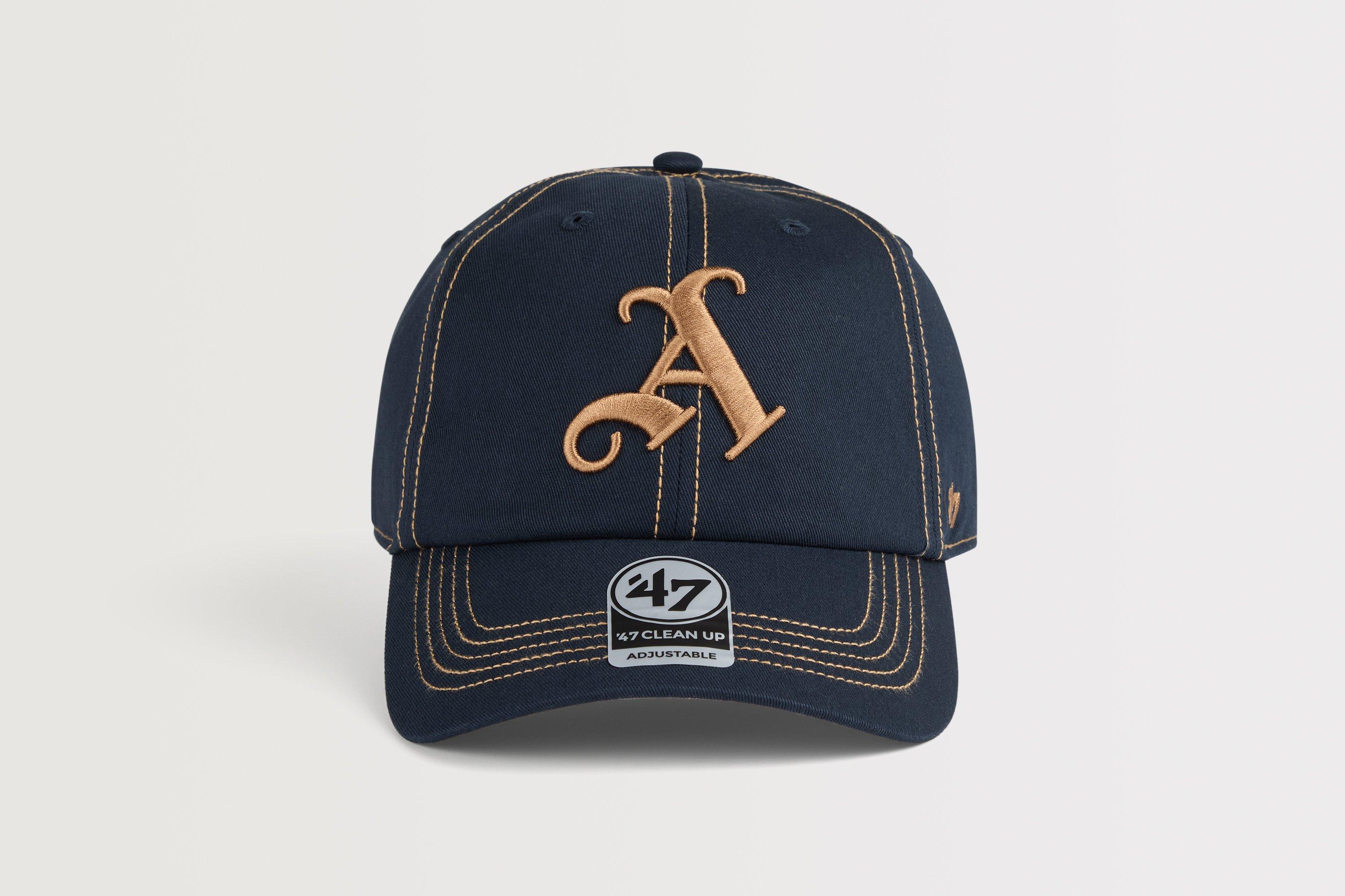 Arsenal 47 Navy Gothic A Contrast Stitch Cap | Official Online Store