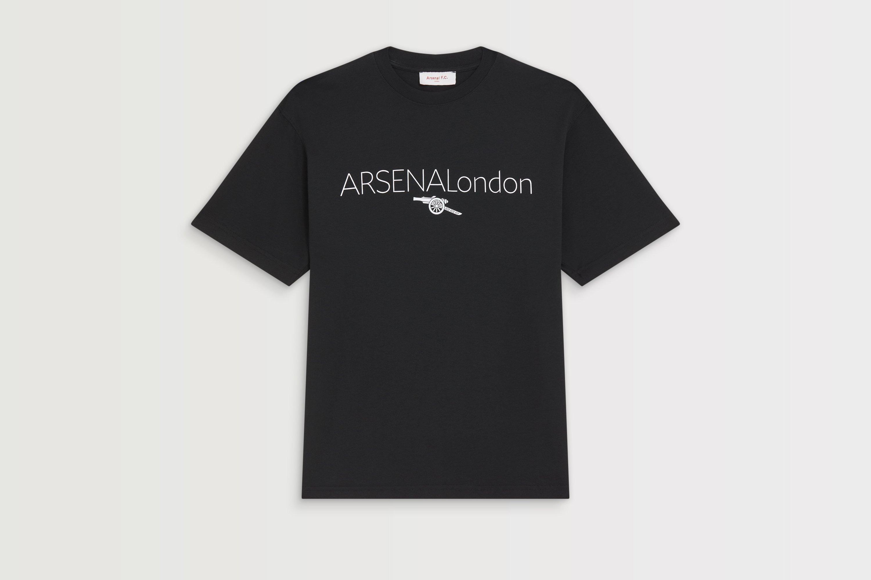 Arsenal London Black Graphic T-Shirt | Official Online Store