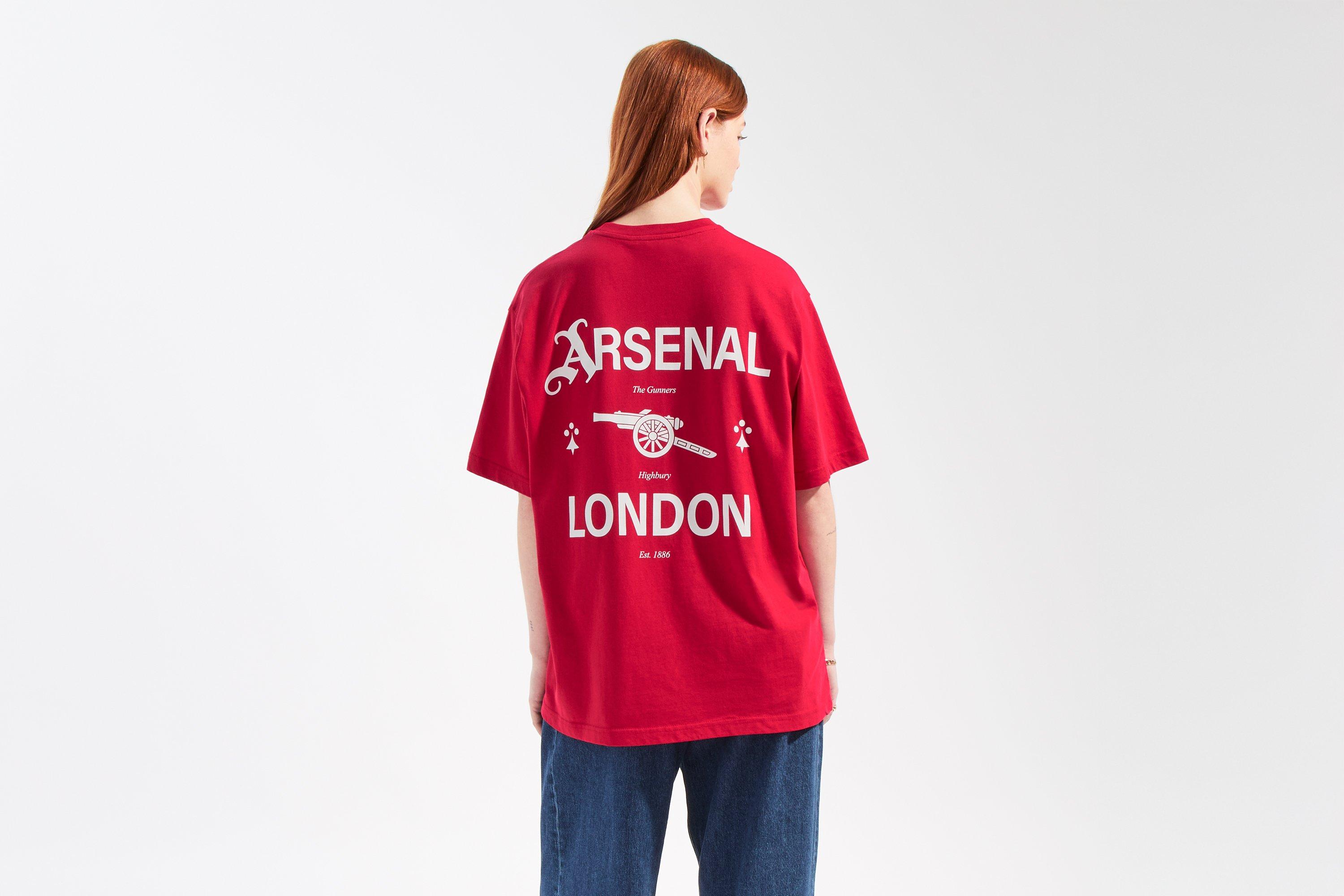 Arsenal 1886 Red Graphic T-Shirt | Official Online Store