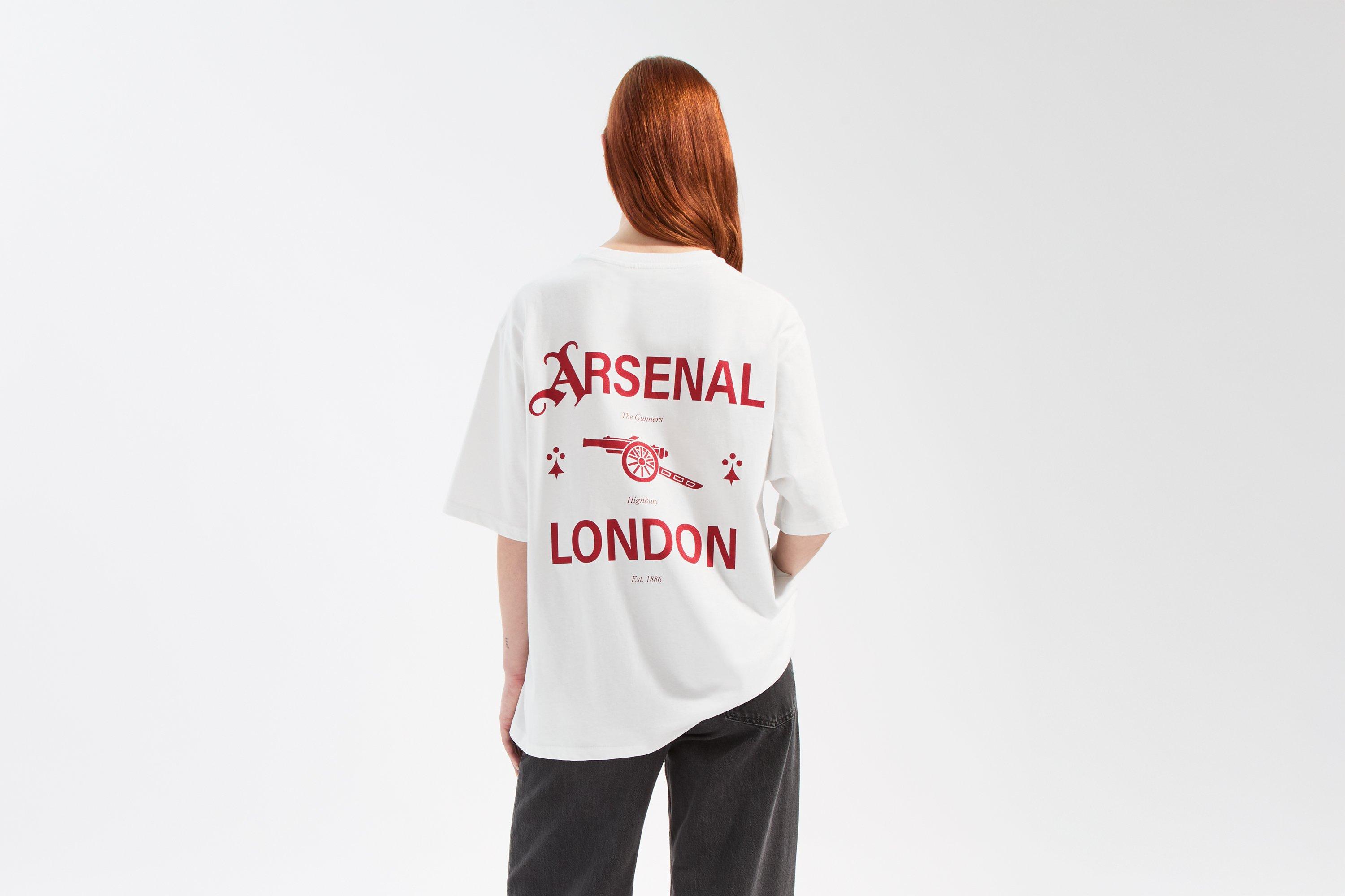 Arsenal 1886 White Graphic T-Shirt | Official Online Store