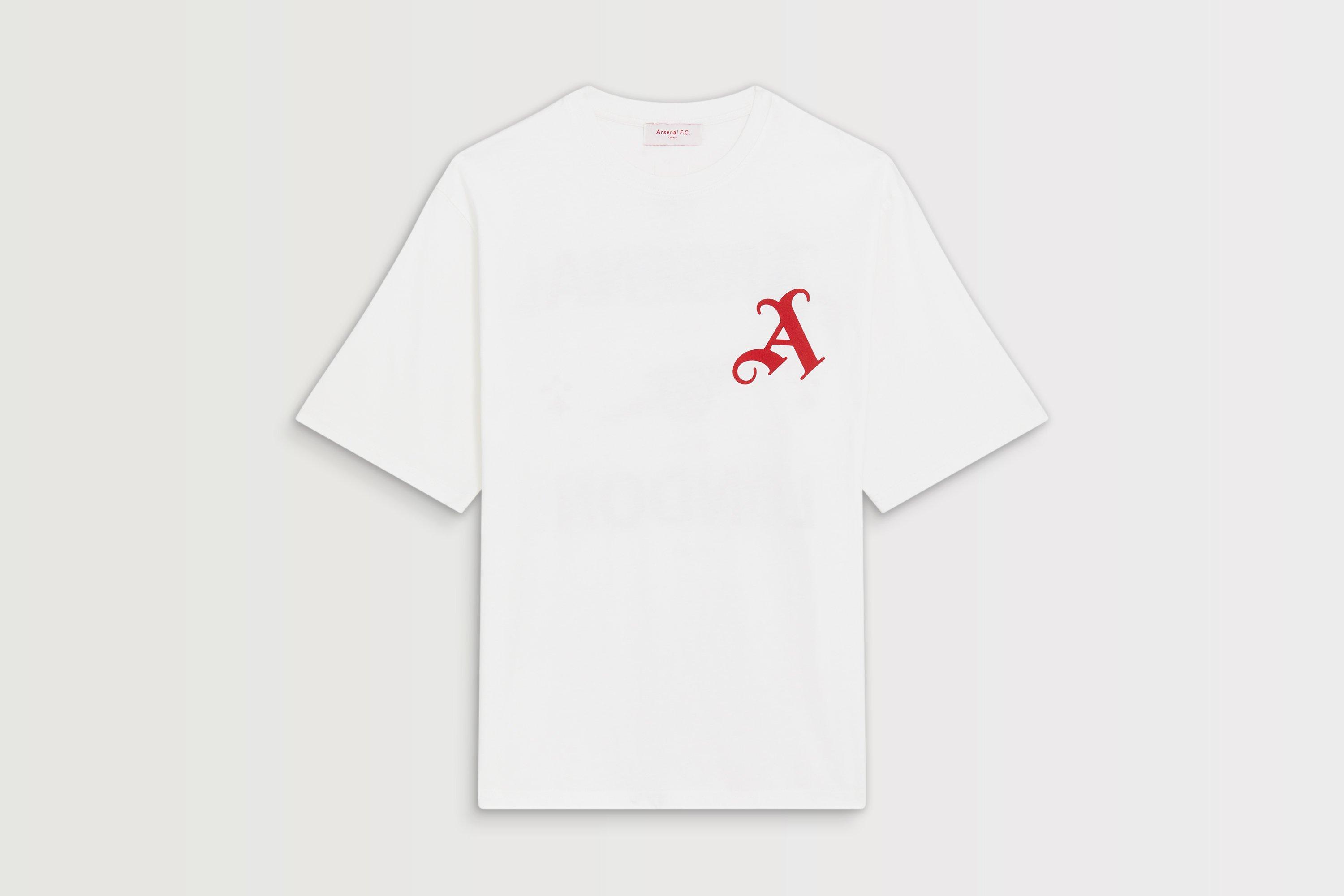 Arsenal 1886 White Graphic T-Shirt | Official Online Store