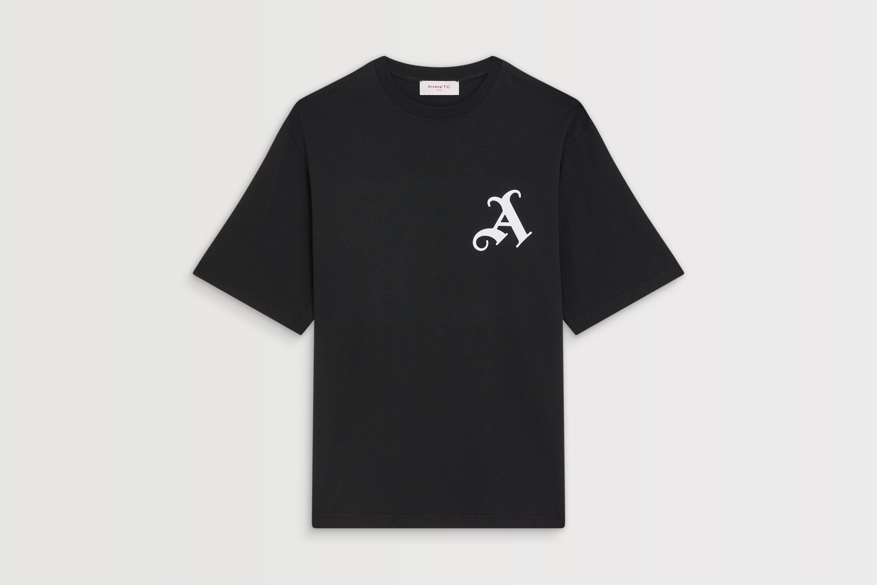 Arsenal 1886 Black Graphic T-Shirt | Official Online Store