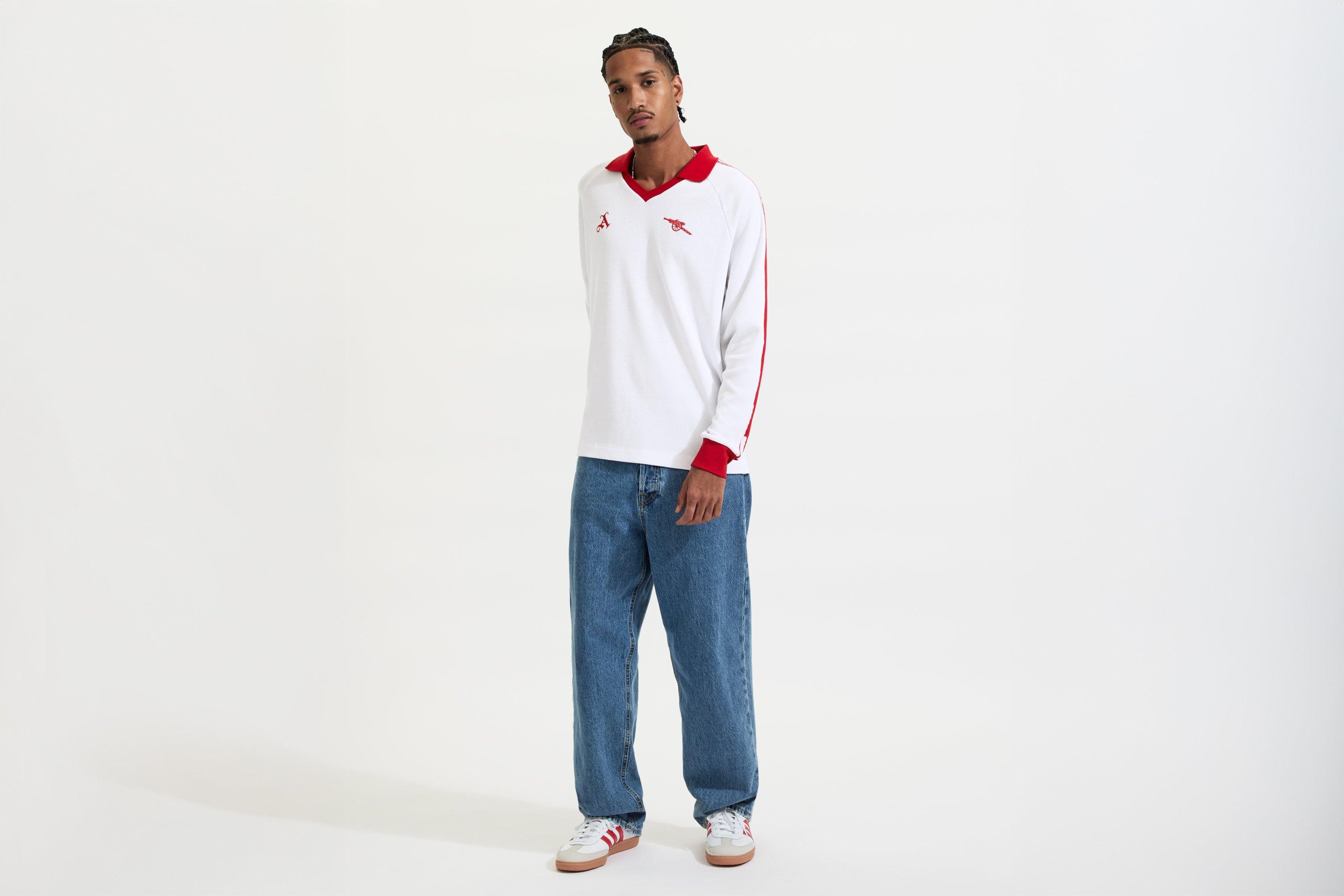 Arsenal AWFC Knitted Long Sleeved Polo Shirt | Official Online Store