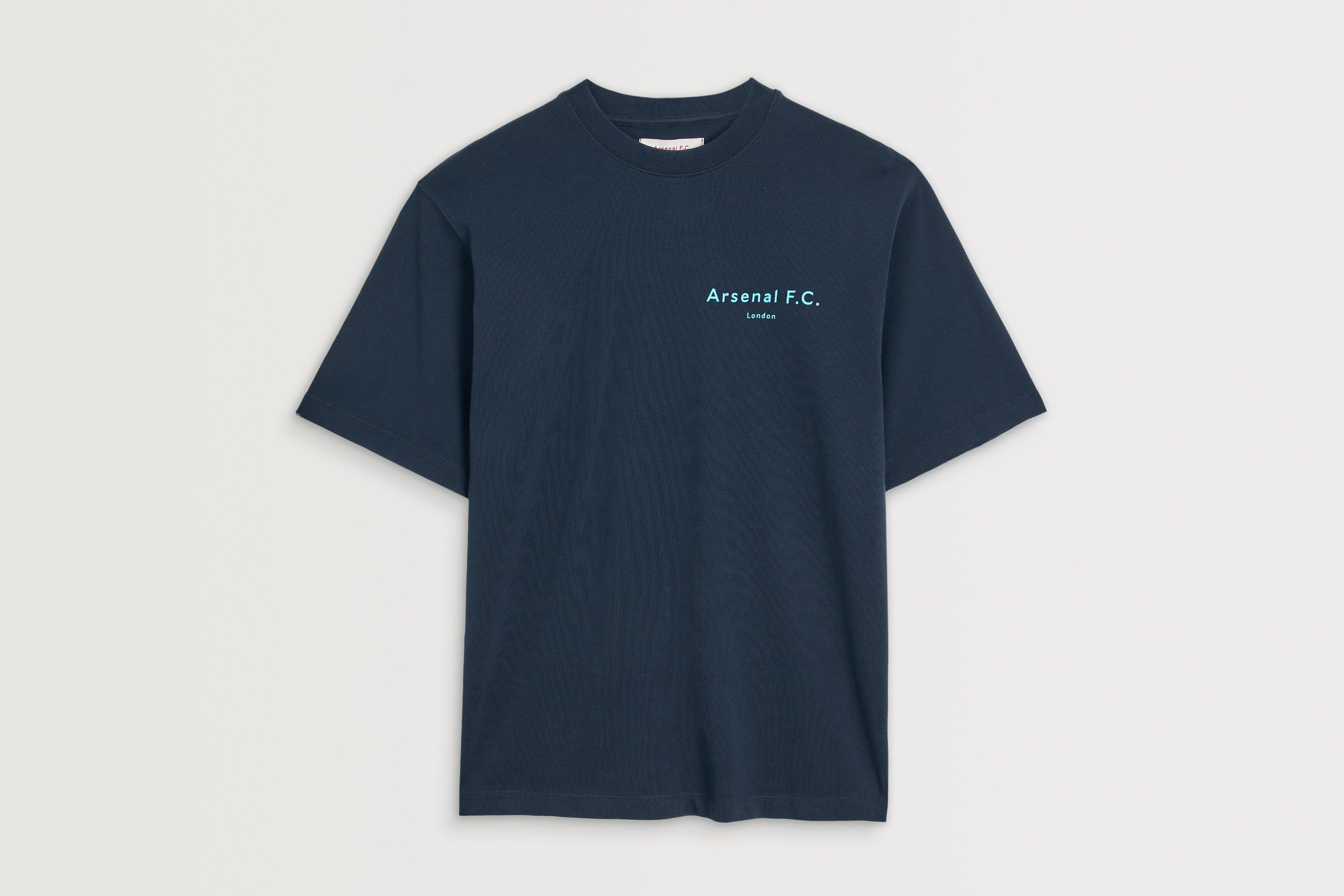 Arsenal Chapman Navy Unisex T-Shirt | Official Online Store