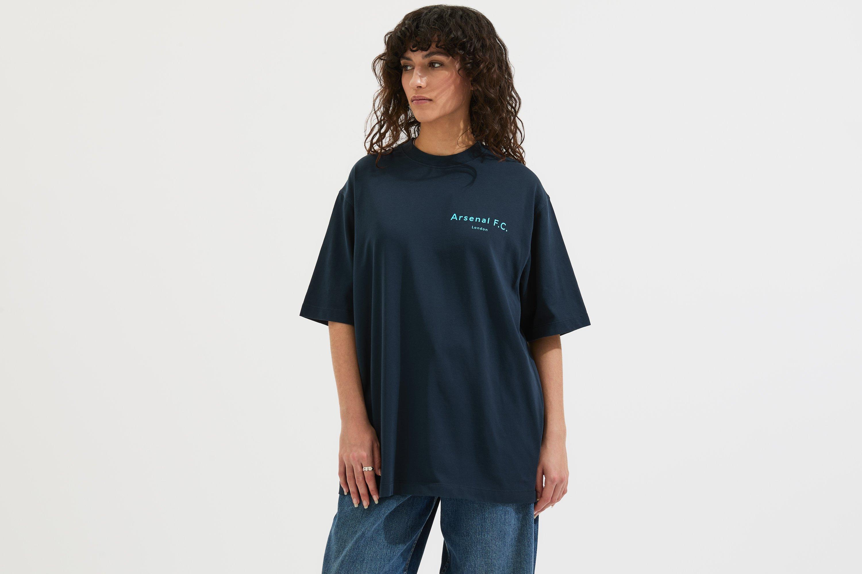 Arsenal Chapman Navy Unisex T-Shirt | Official Online Store