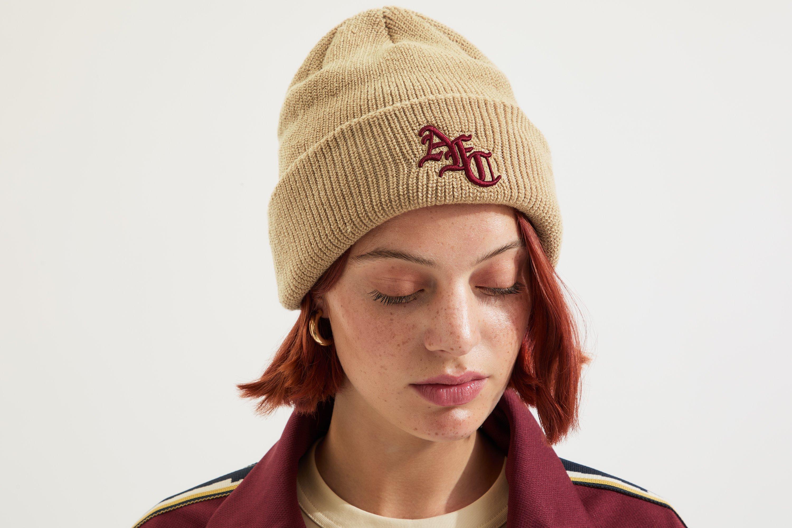 Arsenal 47 Beige Monogram Cuff Beanie | Official Online Store