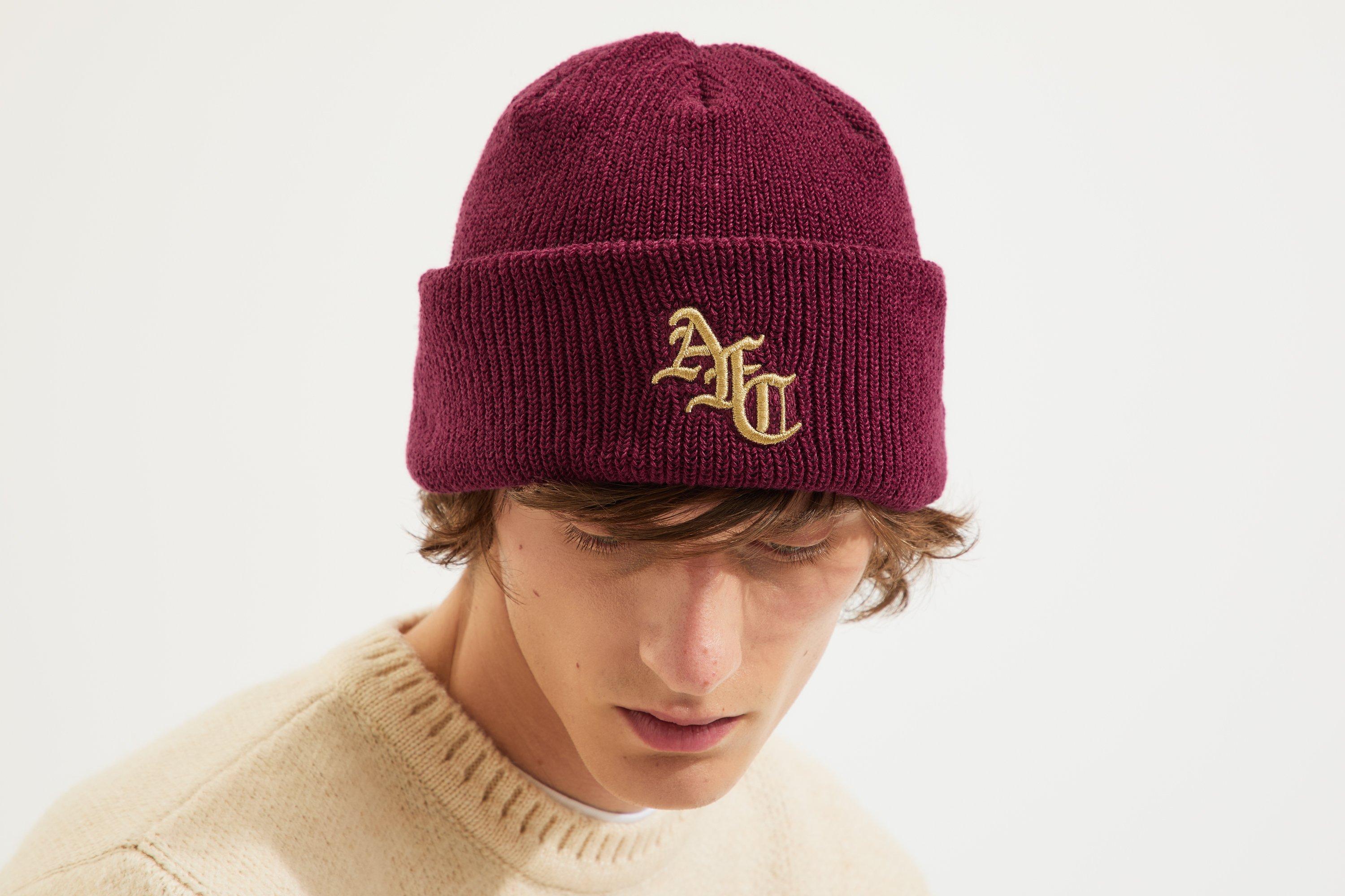 Arsenal 47 Burgundy Monogram Cuff Beanie | Official Online Store