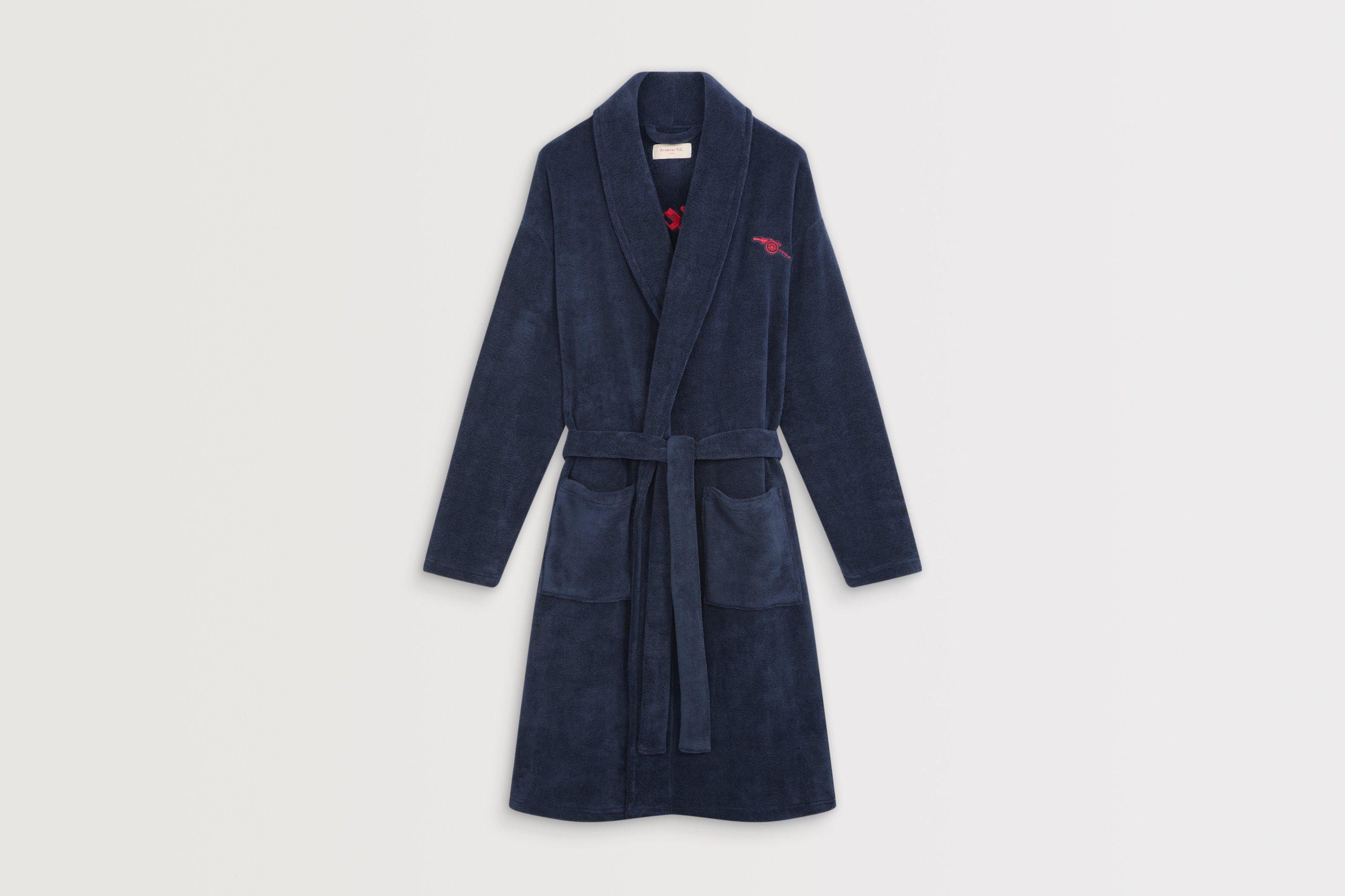 Arsenal Essentials Unisex Gothic Fleece Dressing Gown