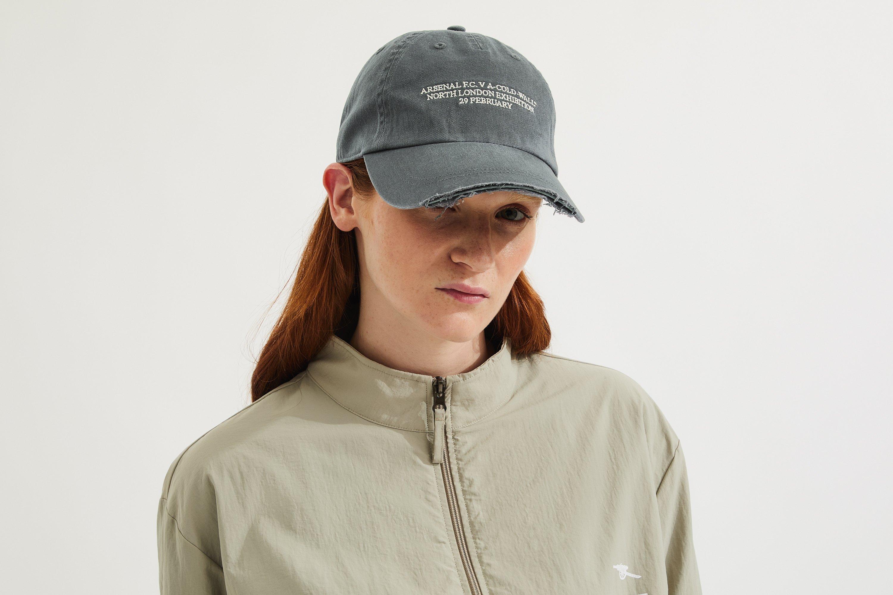 Arsenal x A-Cold-Wall Avenell Grey Distressed Cap | Official