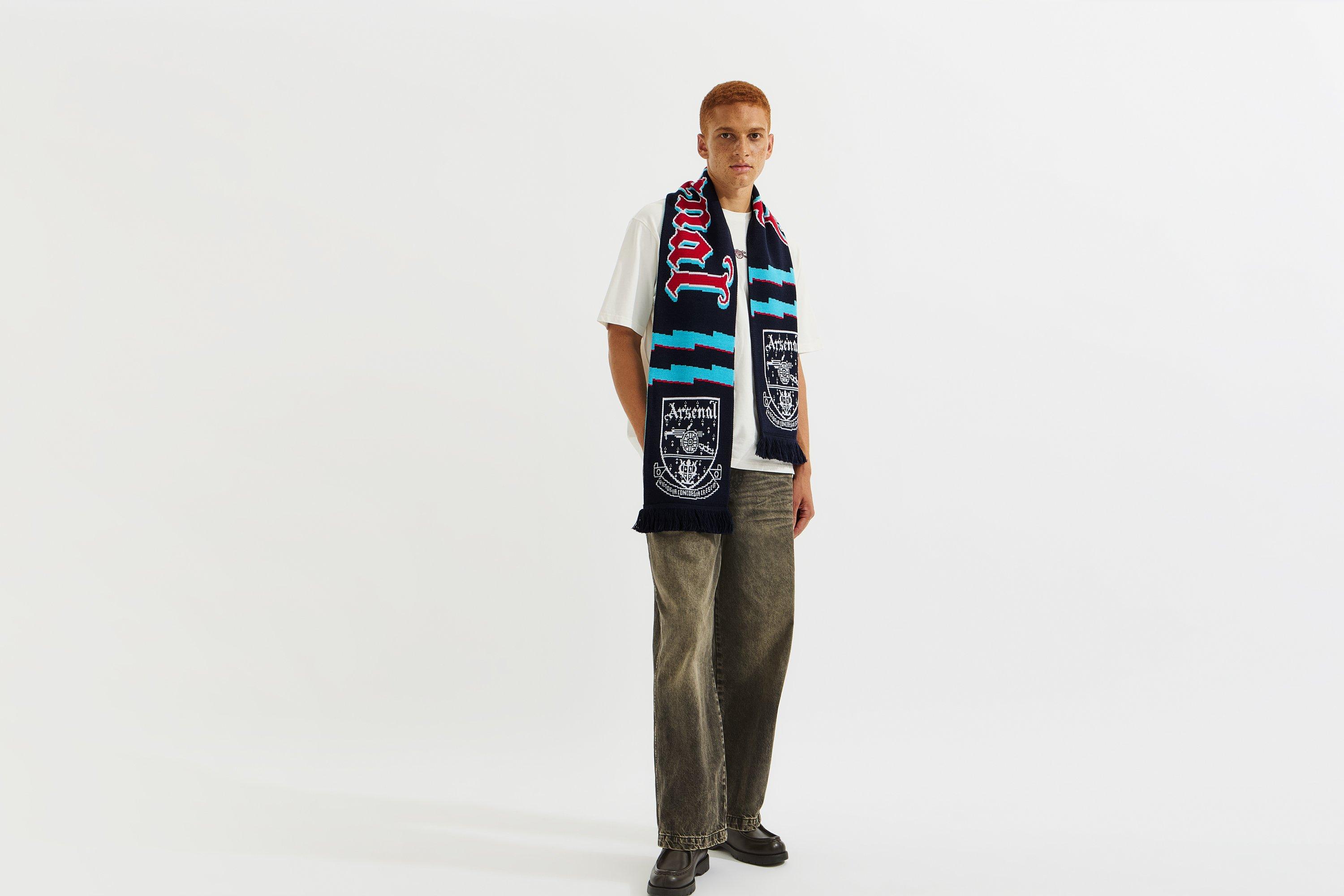Arsenal Lightning Bolt Scarf | Official Online Store