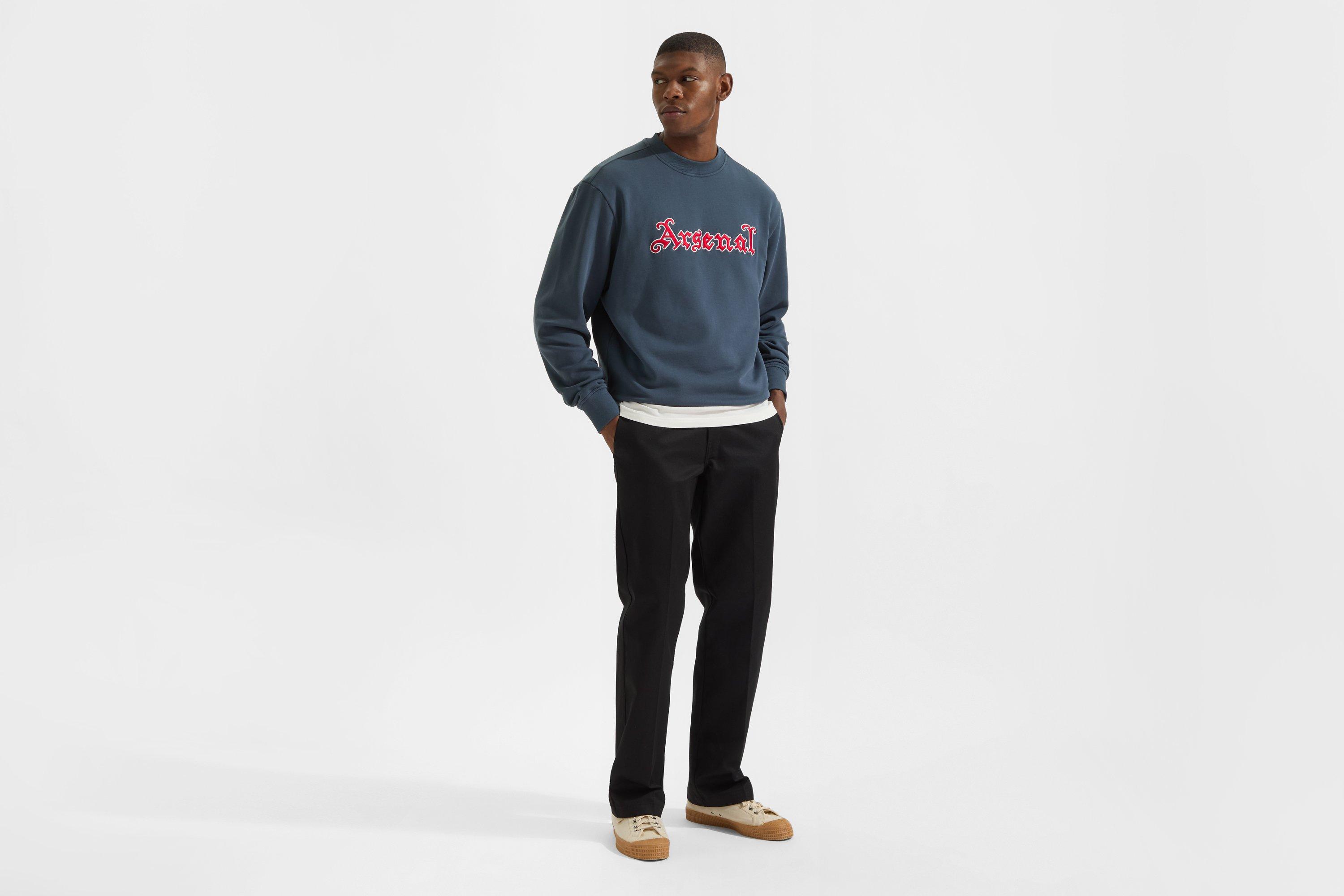 Arsenal Classics Unisex Gothic Navy Crew Sweatshirt | Official
