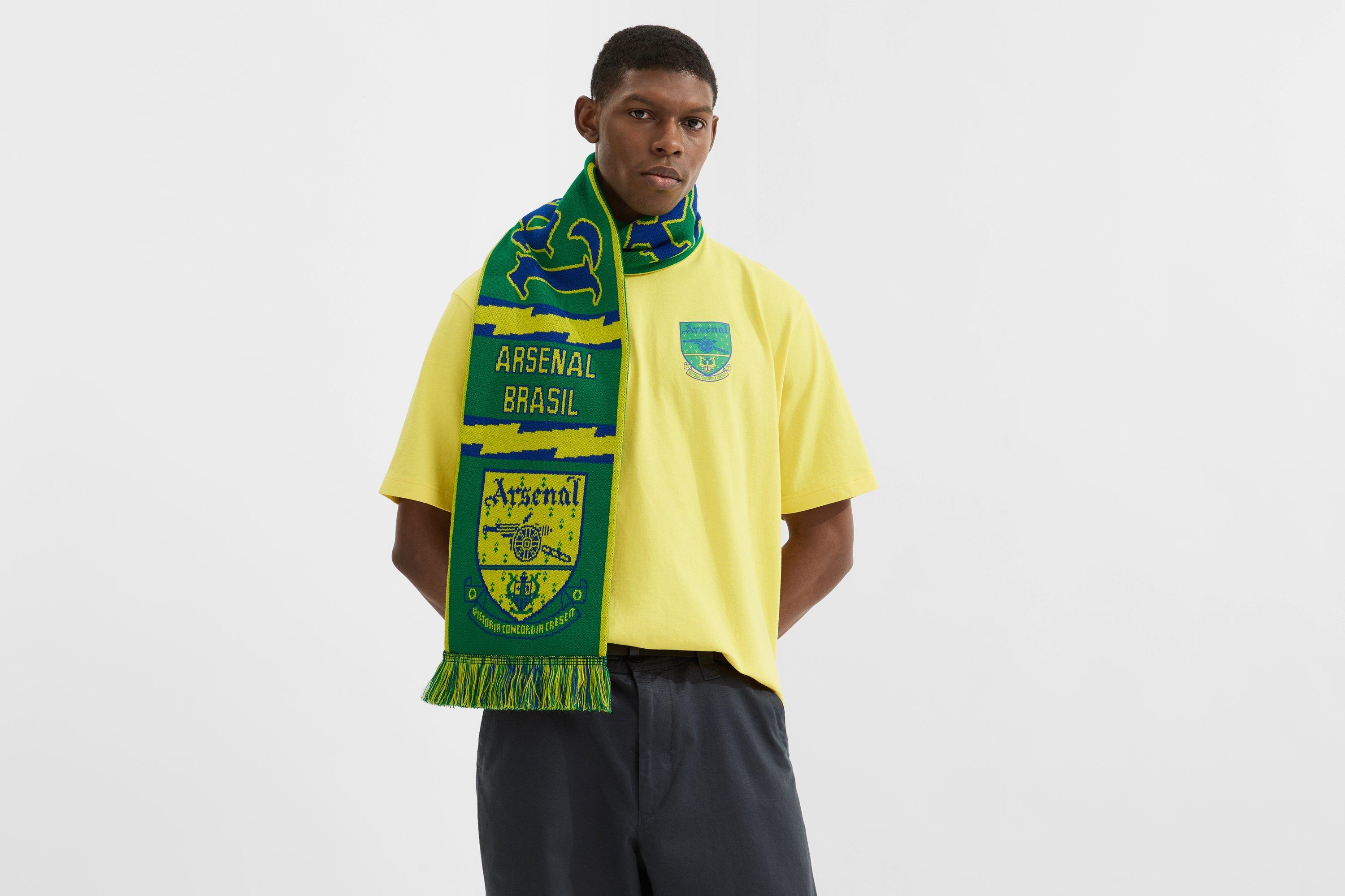 Arsenal Classics Brazil Yellow Scarf