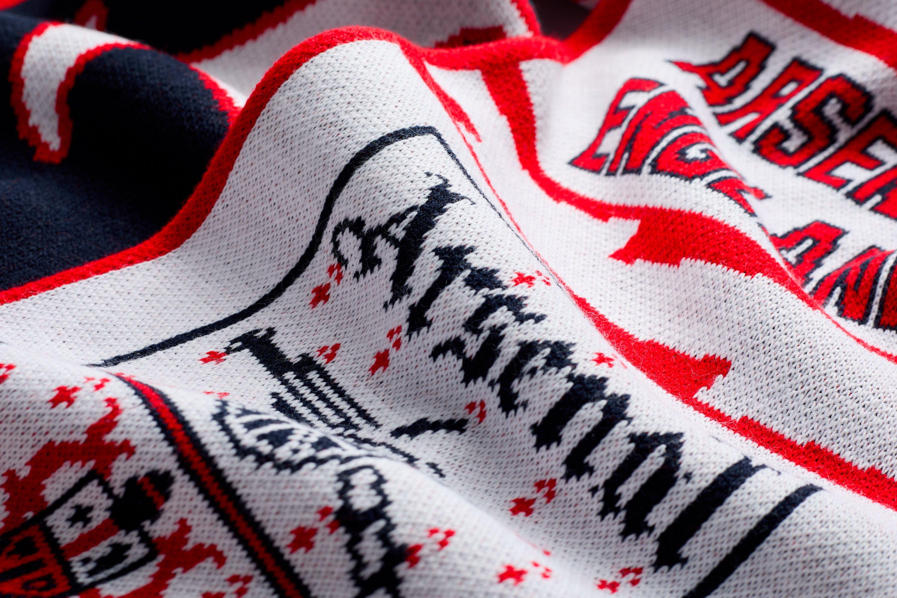 Arsenal Classics England White Scarf | Official Online Store