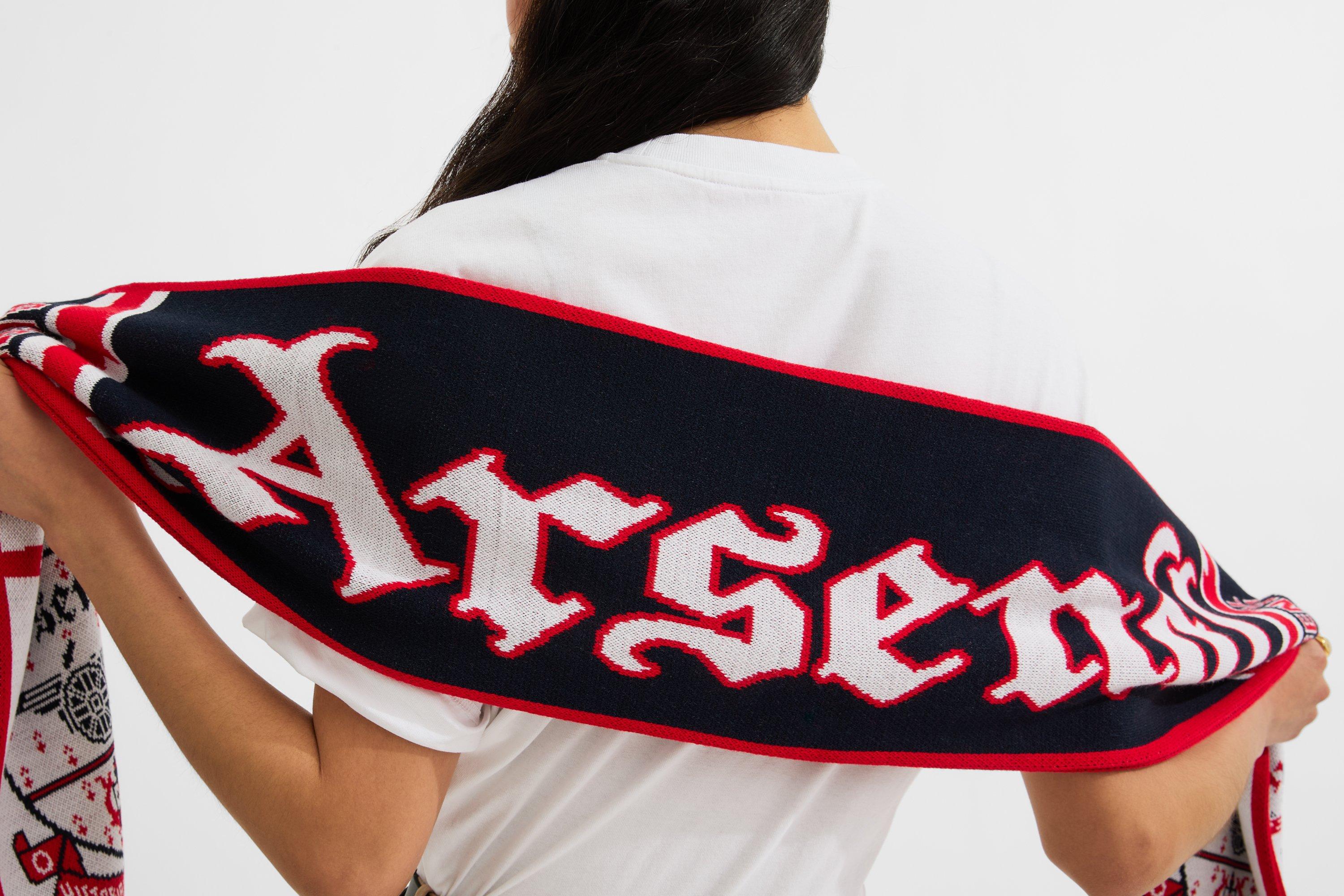Arsenal Classics England White Scarf | Official Online Store