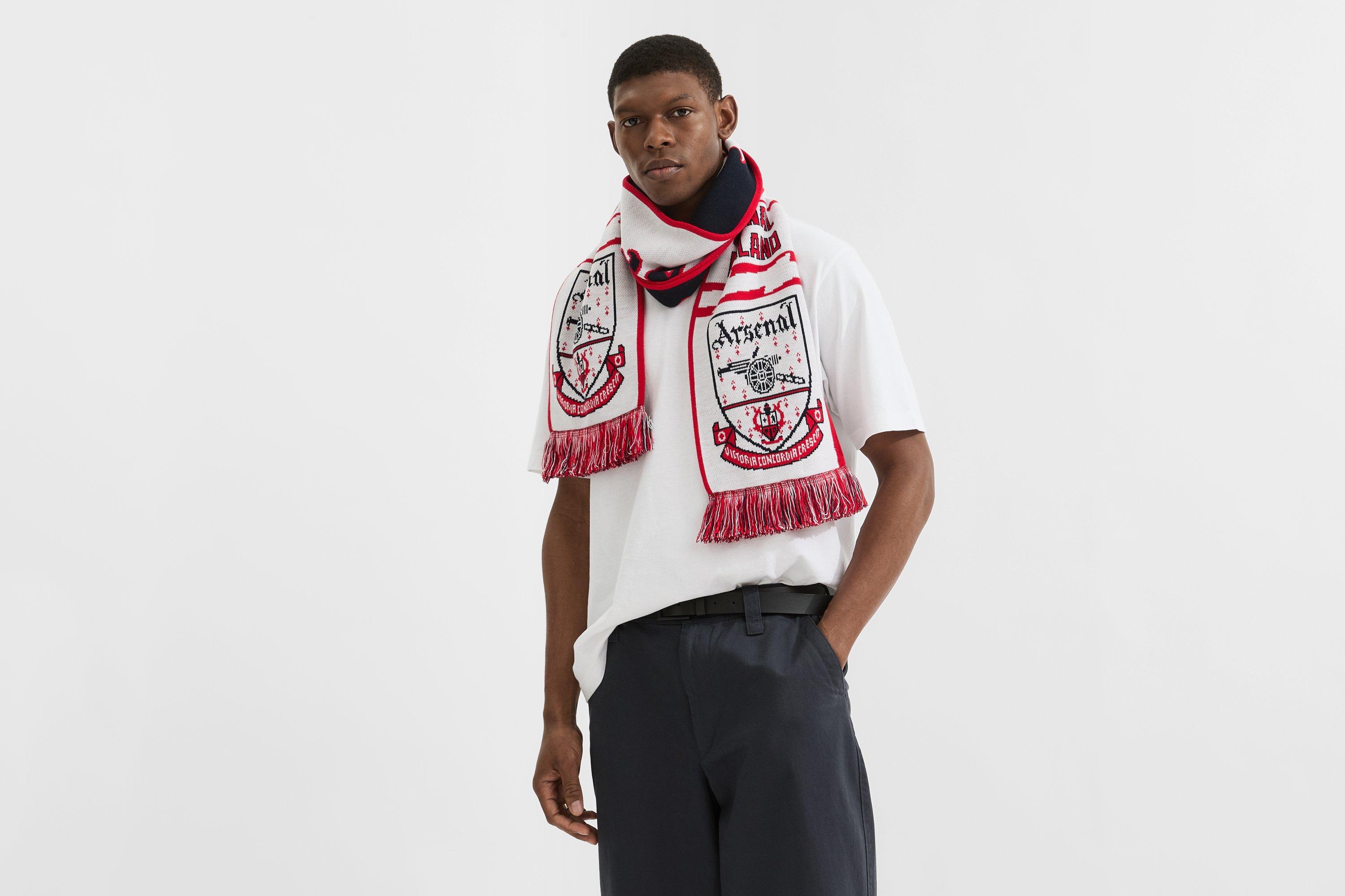 Arsenal Classics England White Scarf | Official Online Store