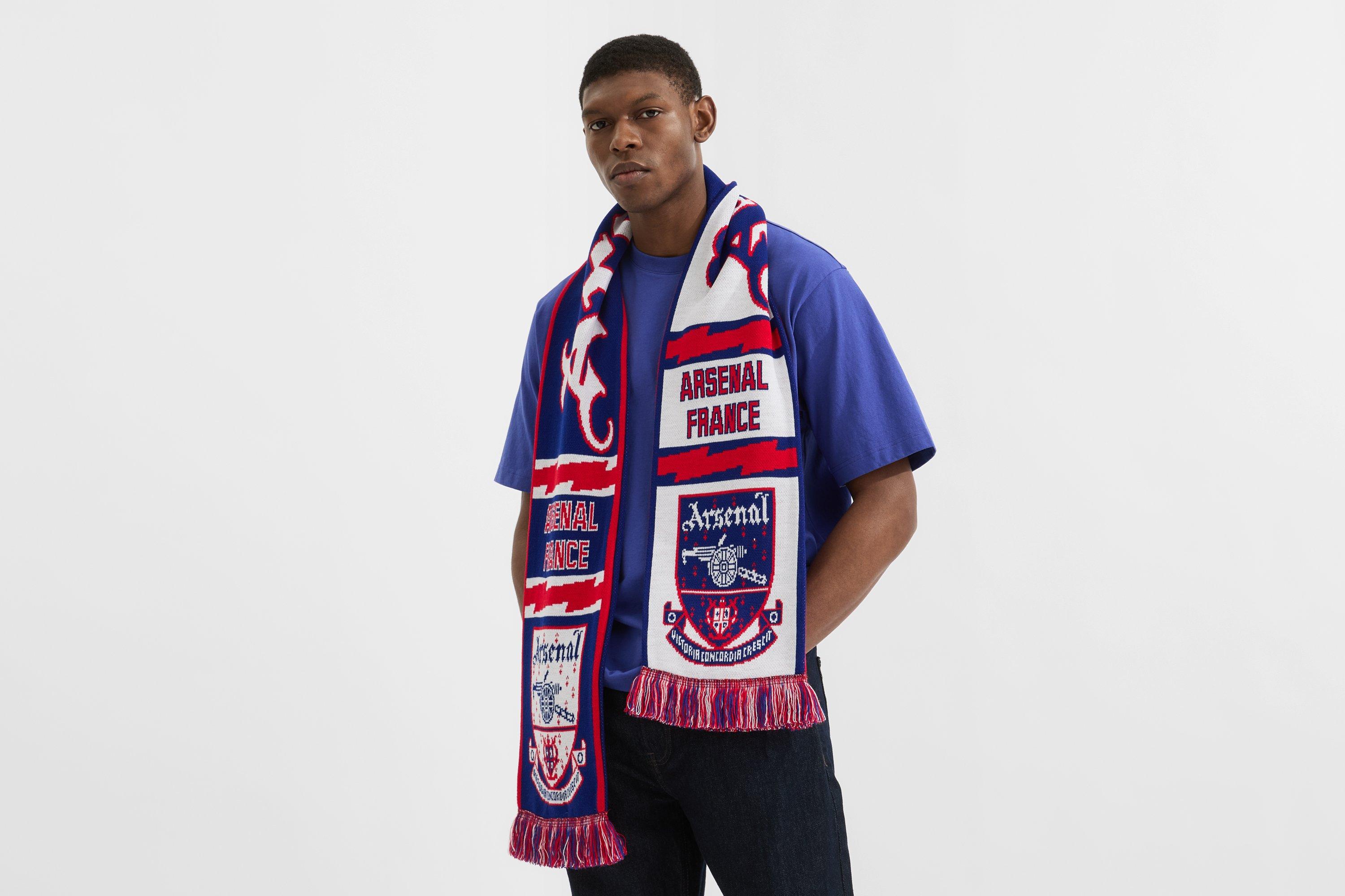 Arsenal Classics France Blue Scarf