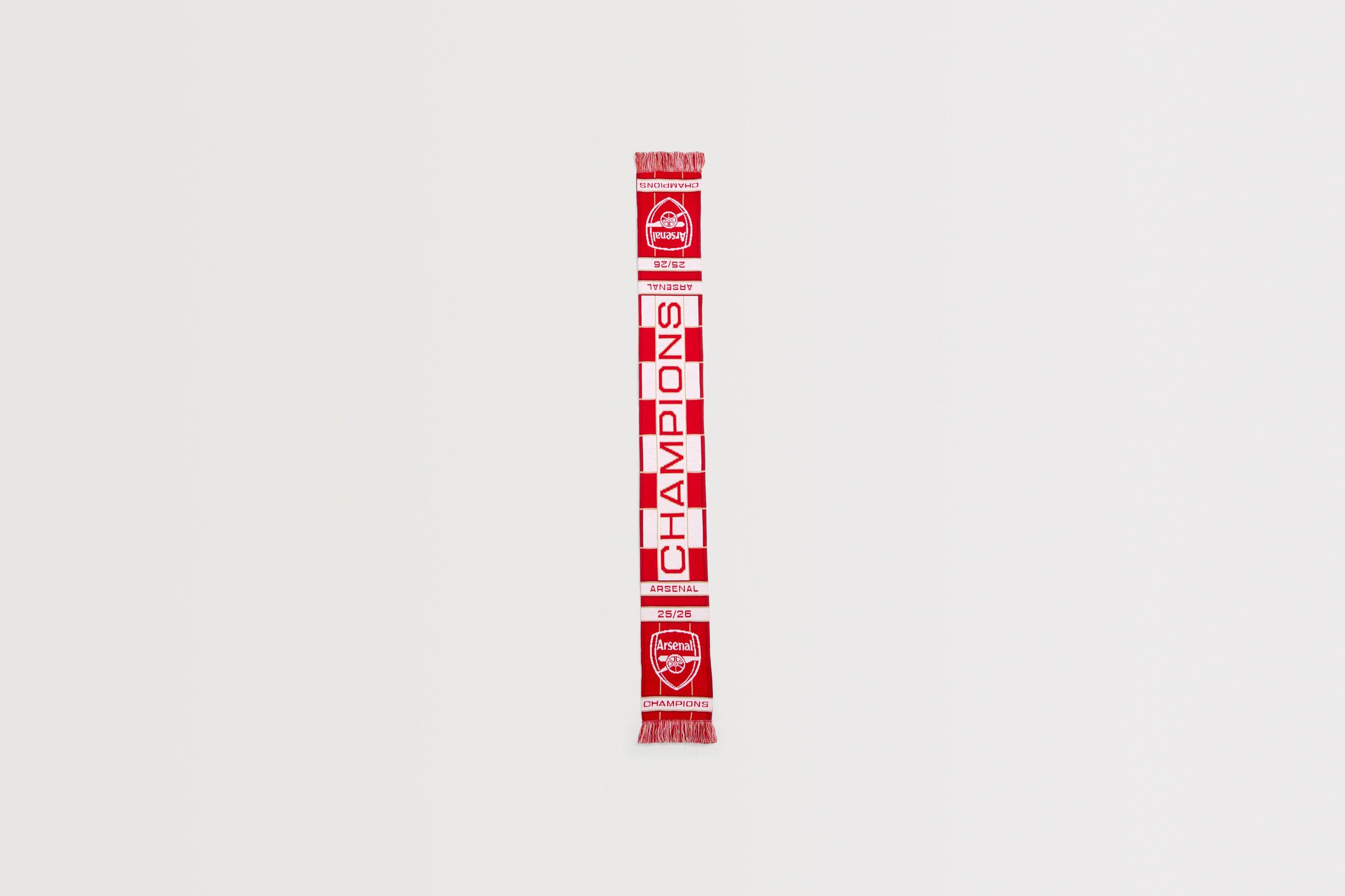 Arsenal Champions 25/26 Scarf | Official Online Store