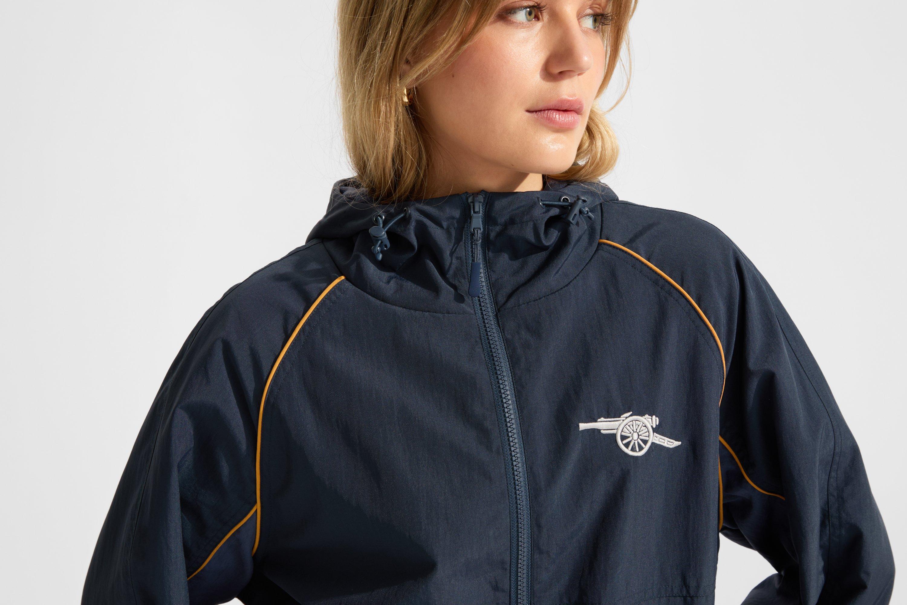 Arsenal Essentials Unisex Navy Windbreaker Jacket | Official