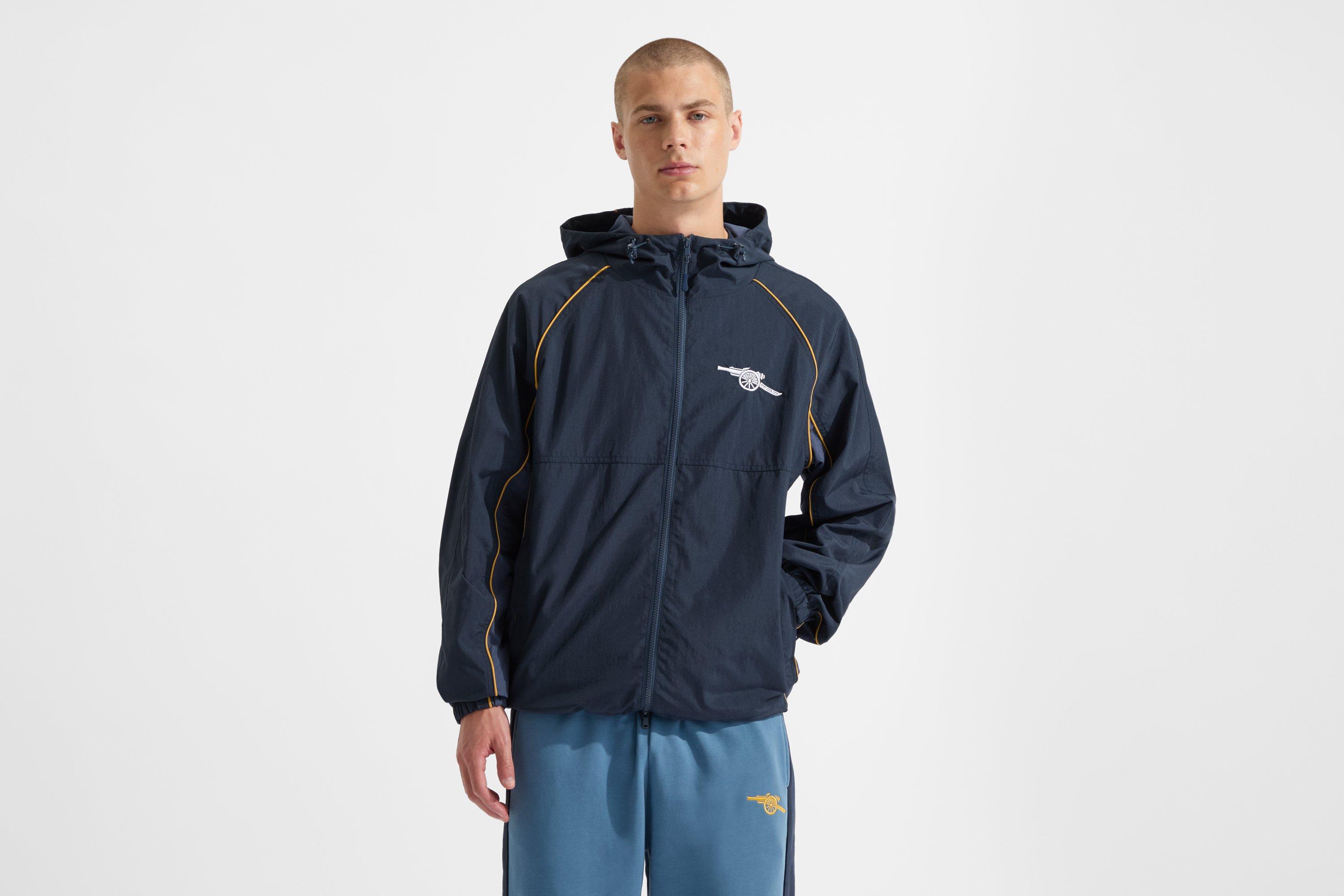 Arsenal Essentials Unisex Navy Windbreaker Jacket | Official