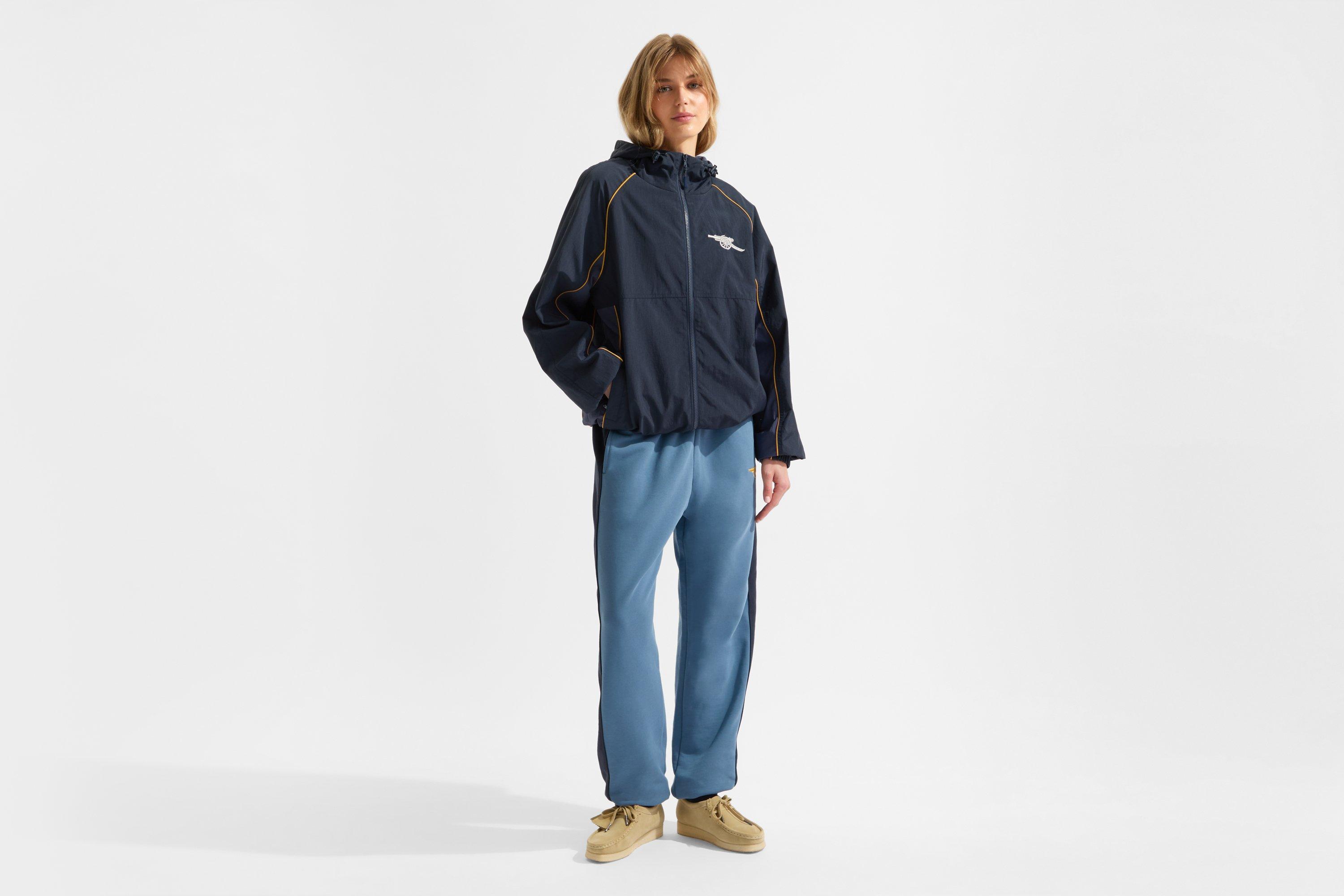 Arsenal Essentials Unisex Navy Windbreaker Jacket | Official