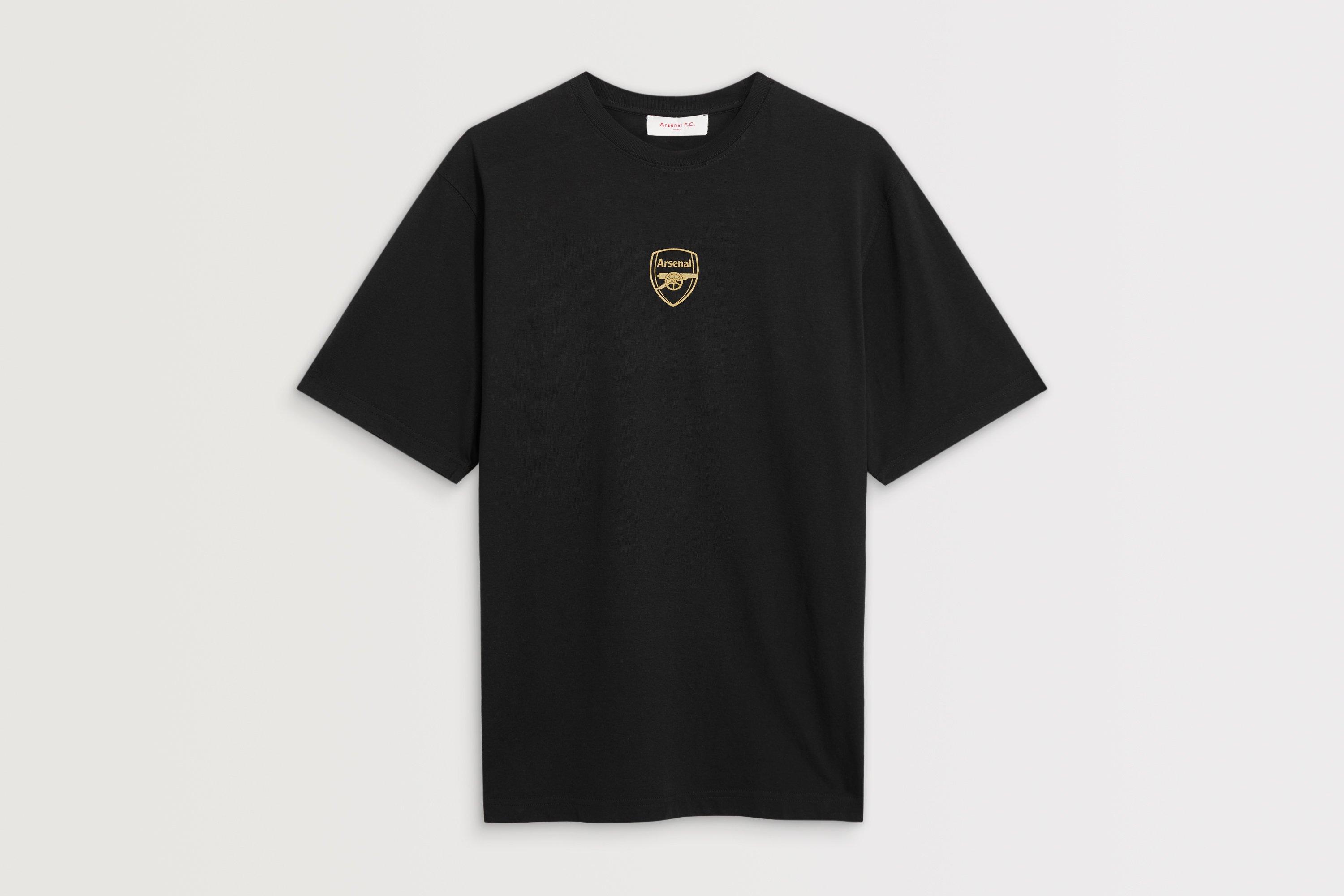 Arsenal Champions 25/26 Black Crew T-Shirt | Official Online Store