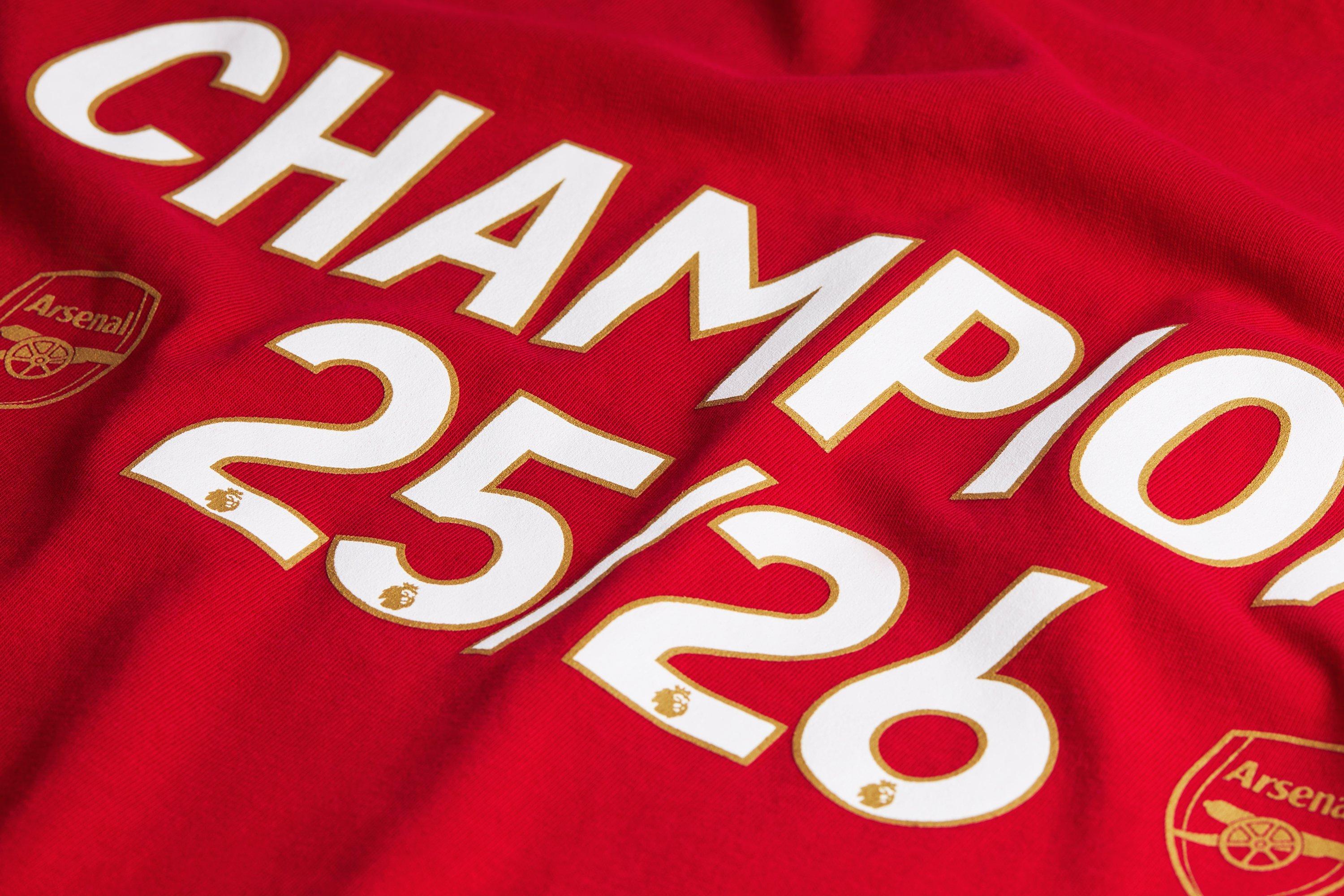 並行輸入品　新品Arsenal 25/26 Champions Tシャツ Arsenal Champions 25/26 Crew T-Shirt | Official Online Store