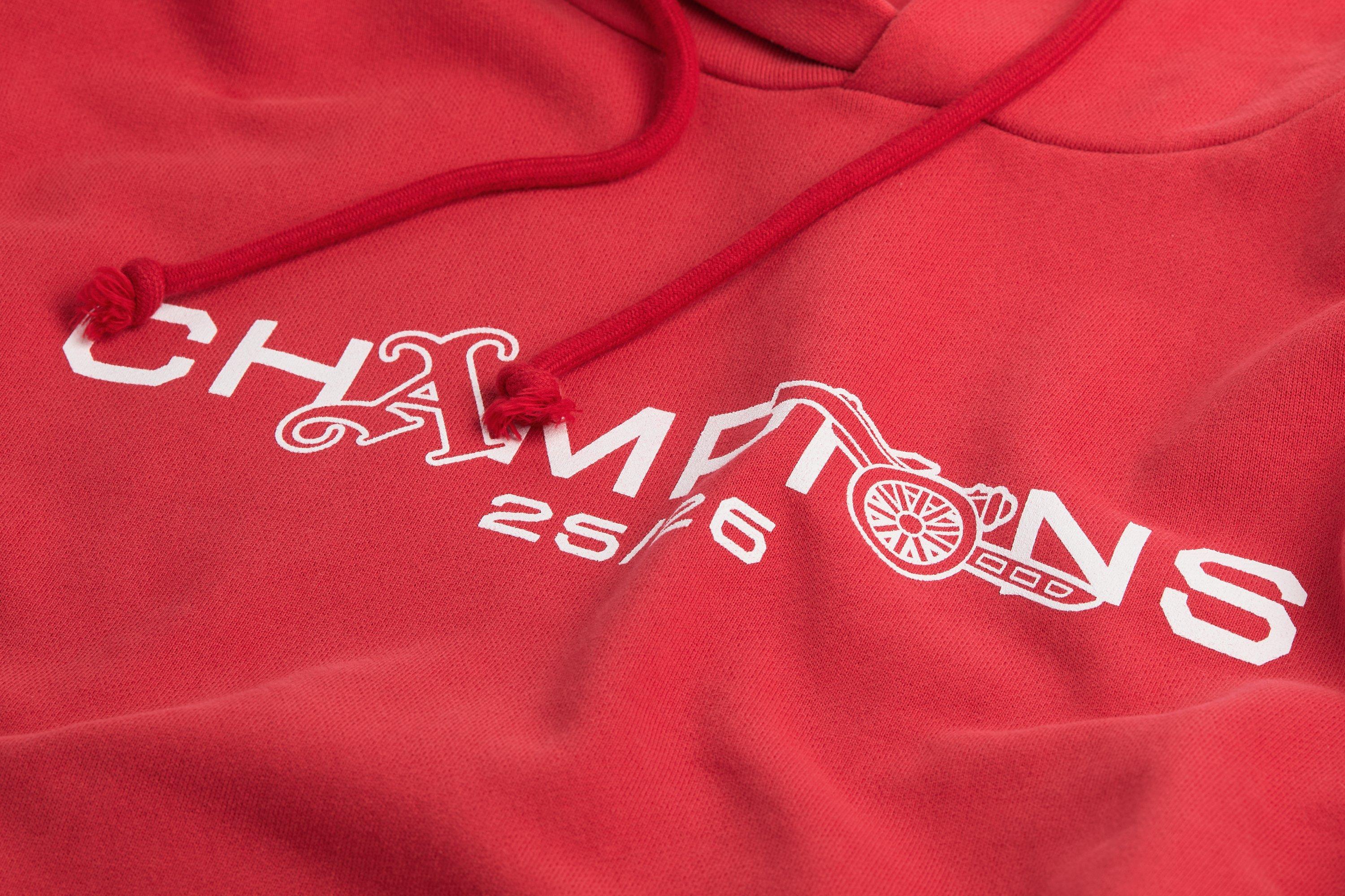 Arsenal Champions Squad 25/26 Red Hoodie | Official Online Store