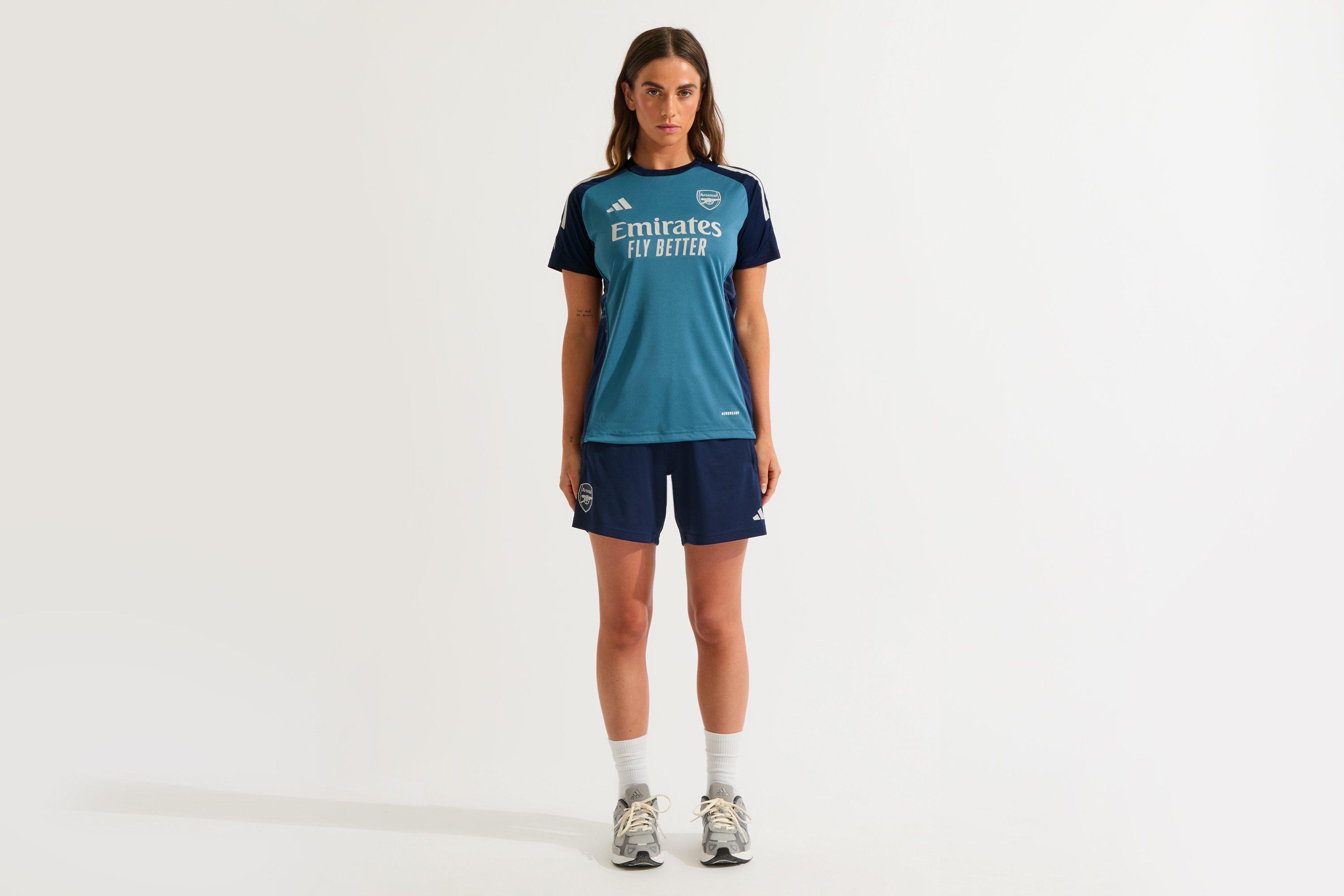 Arsenal adidas Womens 25/26 Navy Training Shirt | Official Online