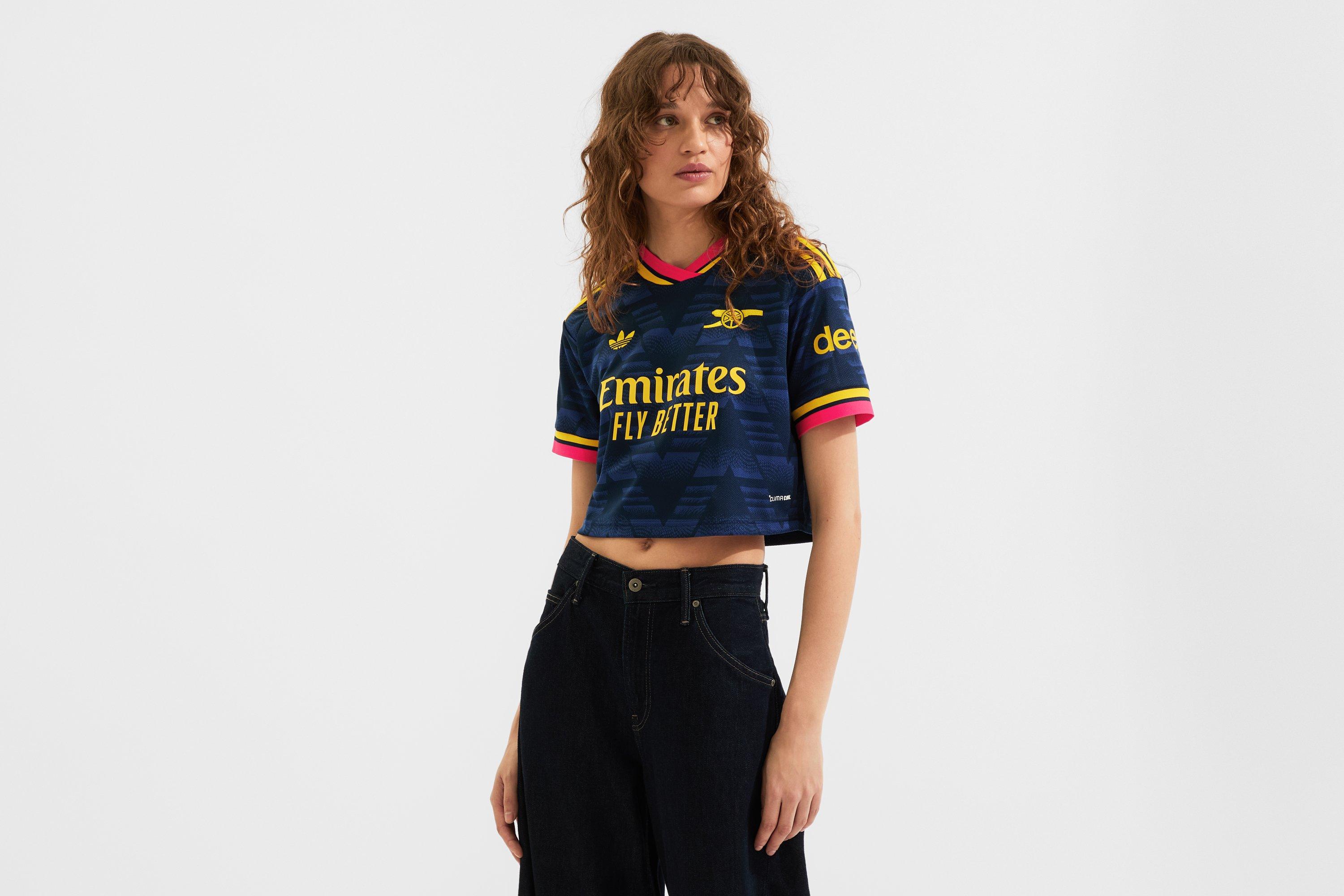 Arsenal adidas Womens 26/27 Away Crop Shirt