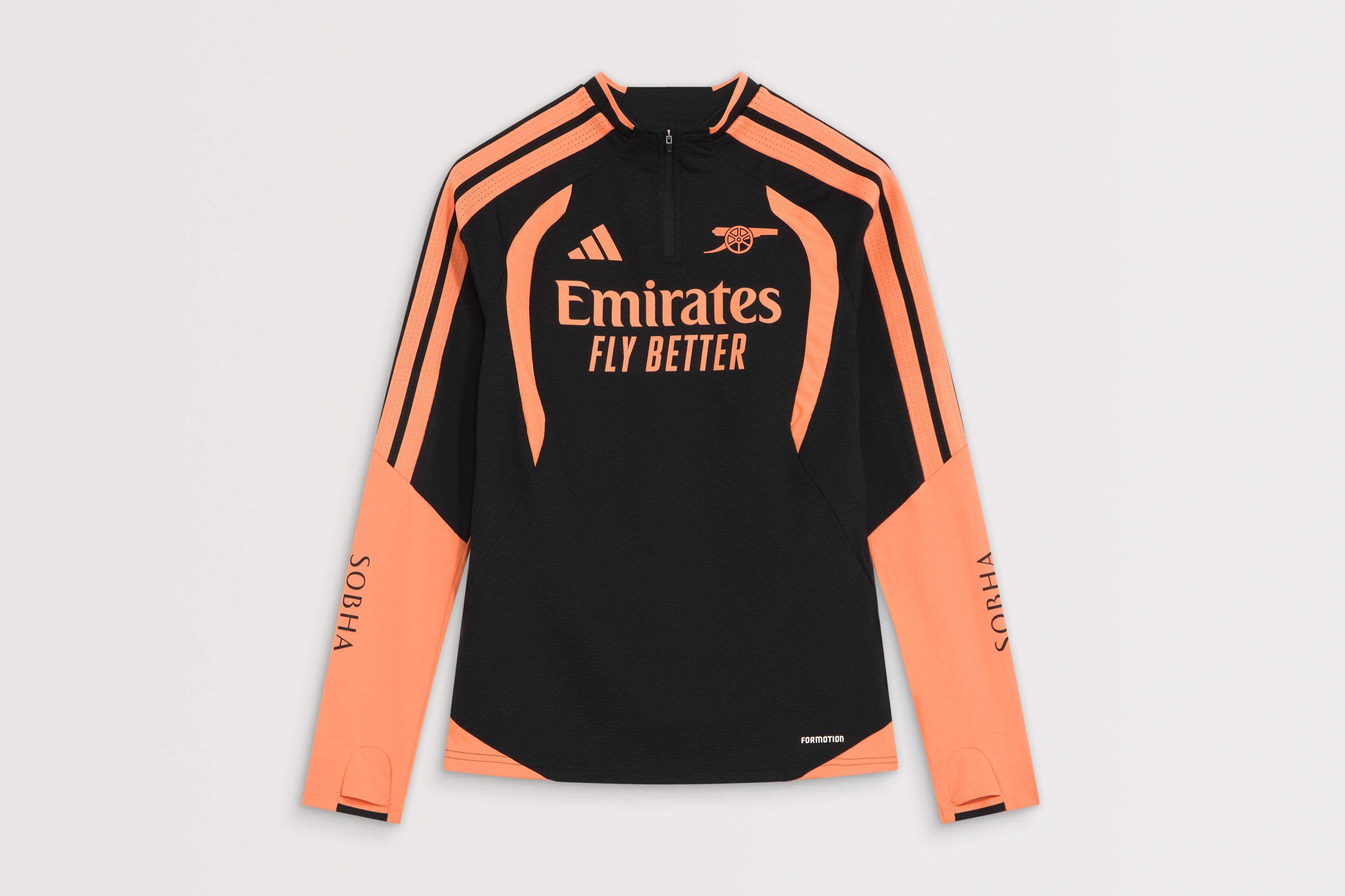 Arsenal adidas Womens 26/27 Black 1/4 Zip Training Top | Official