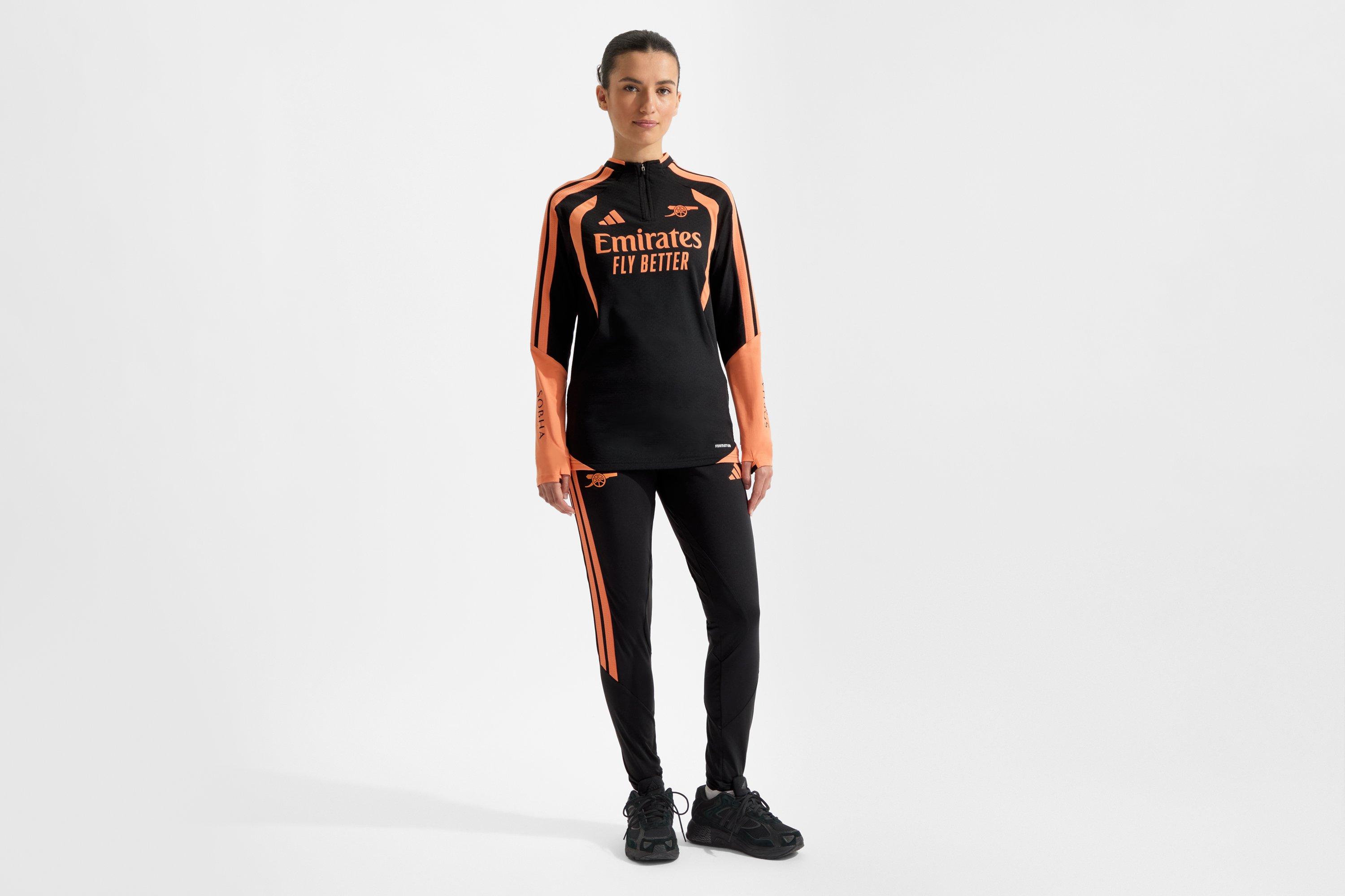Arsenal adidas Womens 26/27 Black 1/4 Zip Training Top | Official