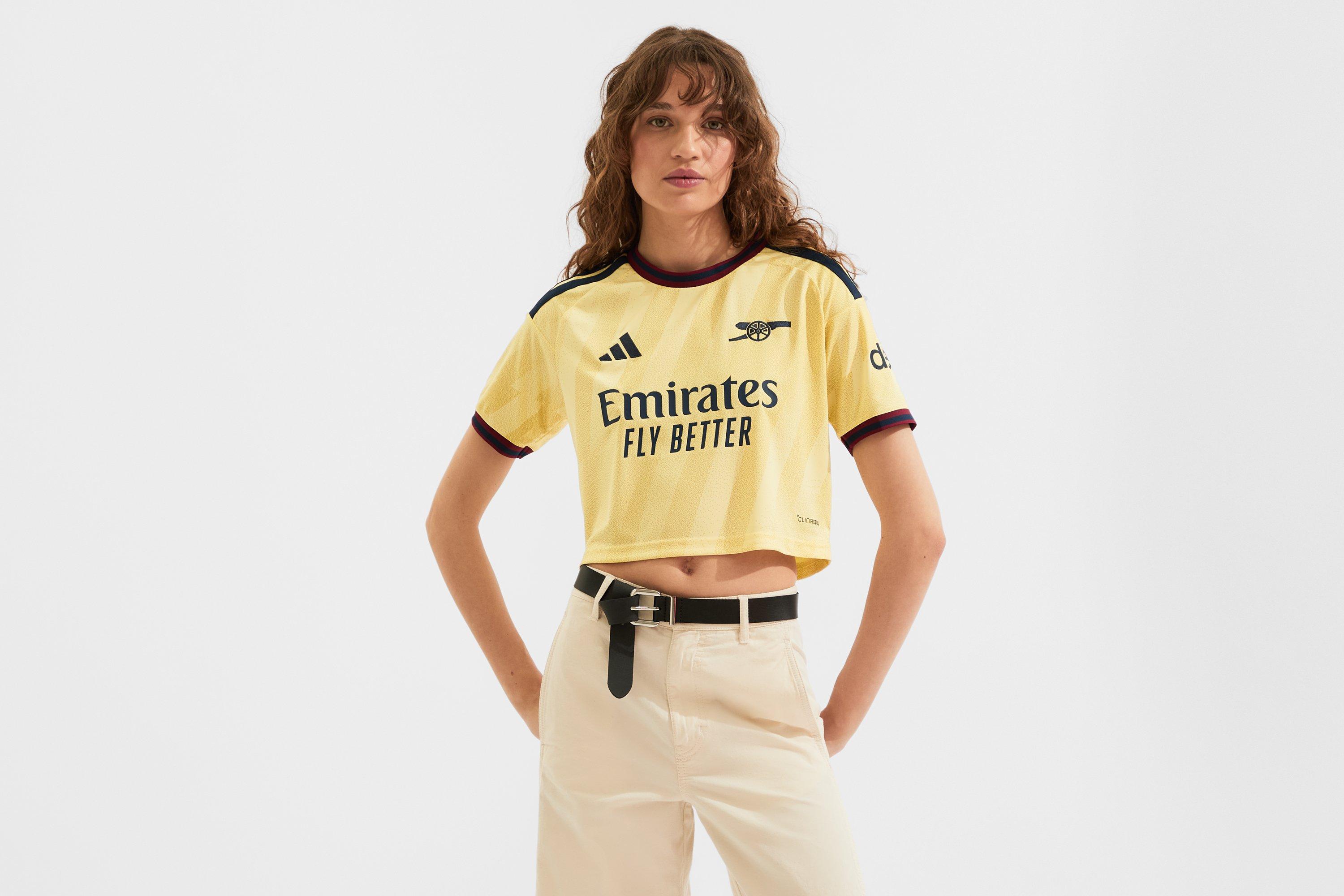 Arsenal adidas Womens 26/27 Third Crop Shirt