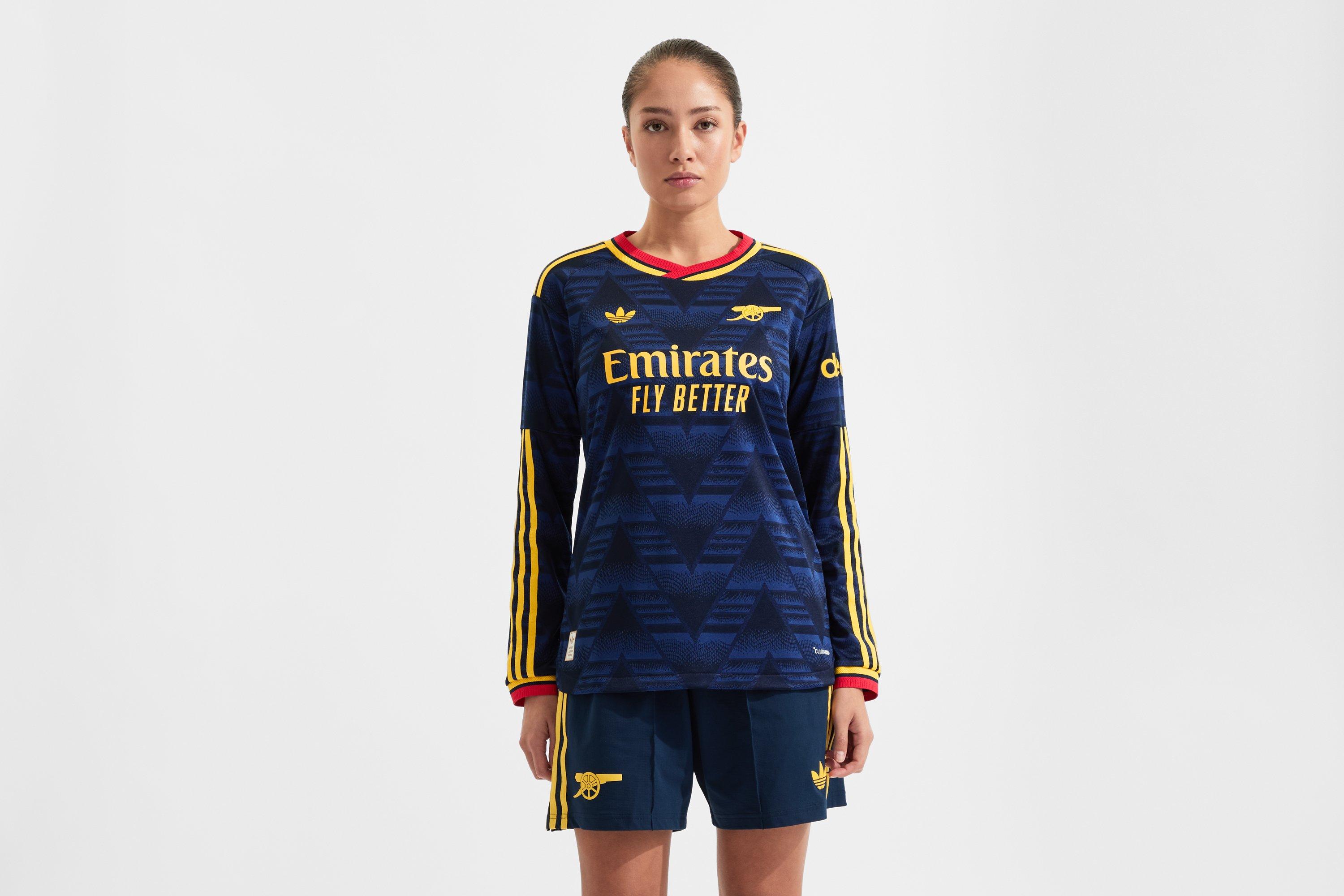 Arsenal adidas Womens 26/27 Authentic Away Long Sleeved Shirt