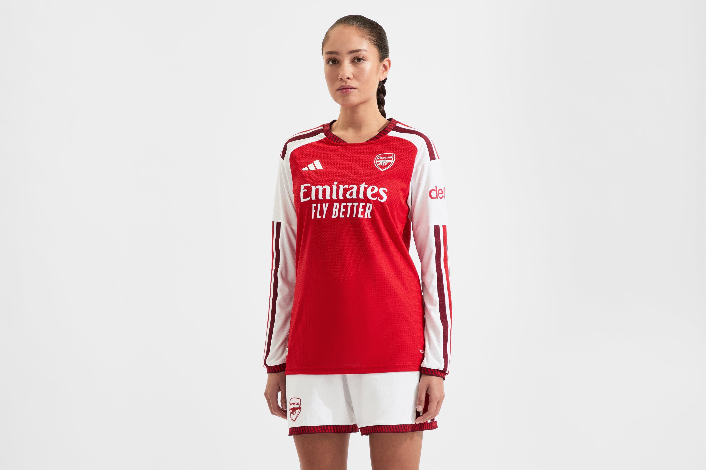 Arsenal adidas Womens 26/27 Authentic Home Long Sleeved Shirt