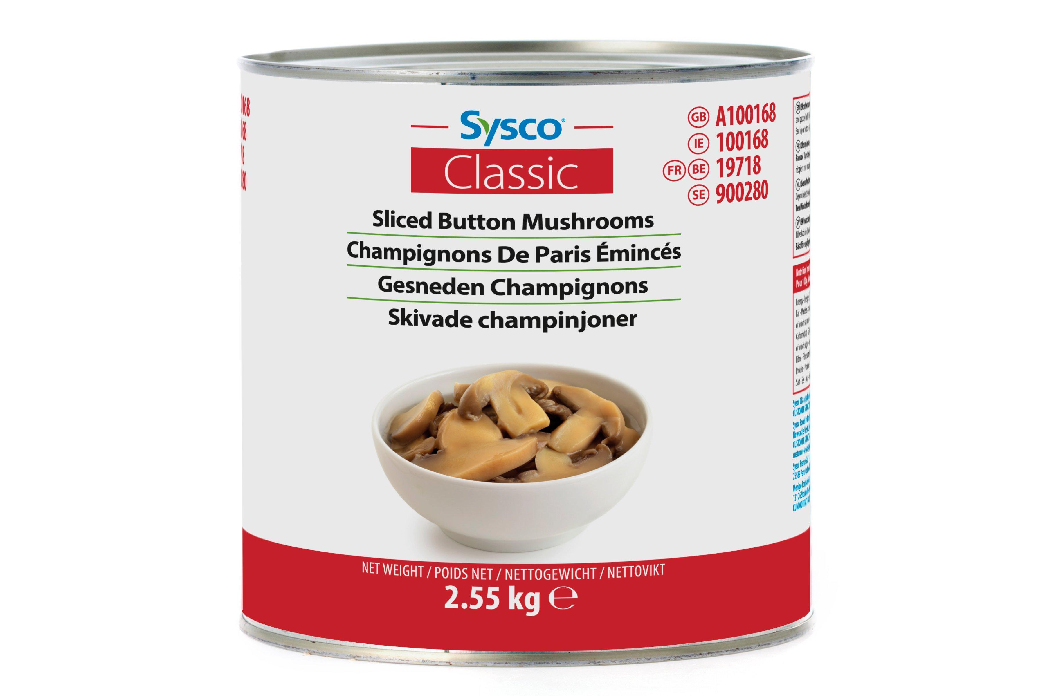 Sysco Classic Sliced mushrooms