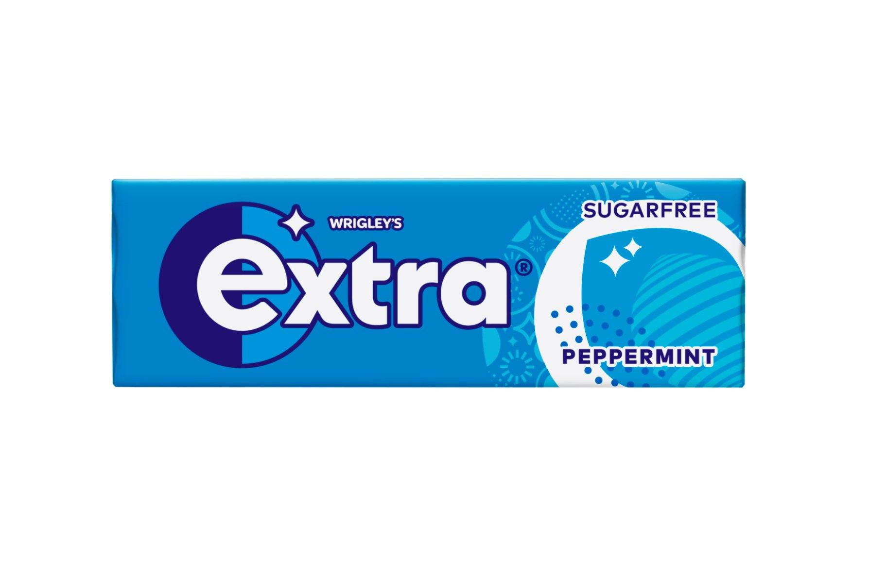 Wrigley's Extra Chewing Gum Sugar Free Peppermint x10 Pieces