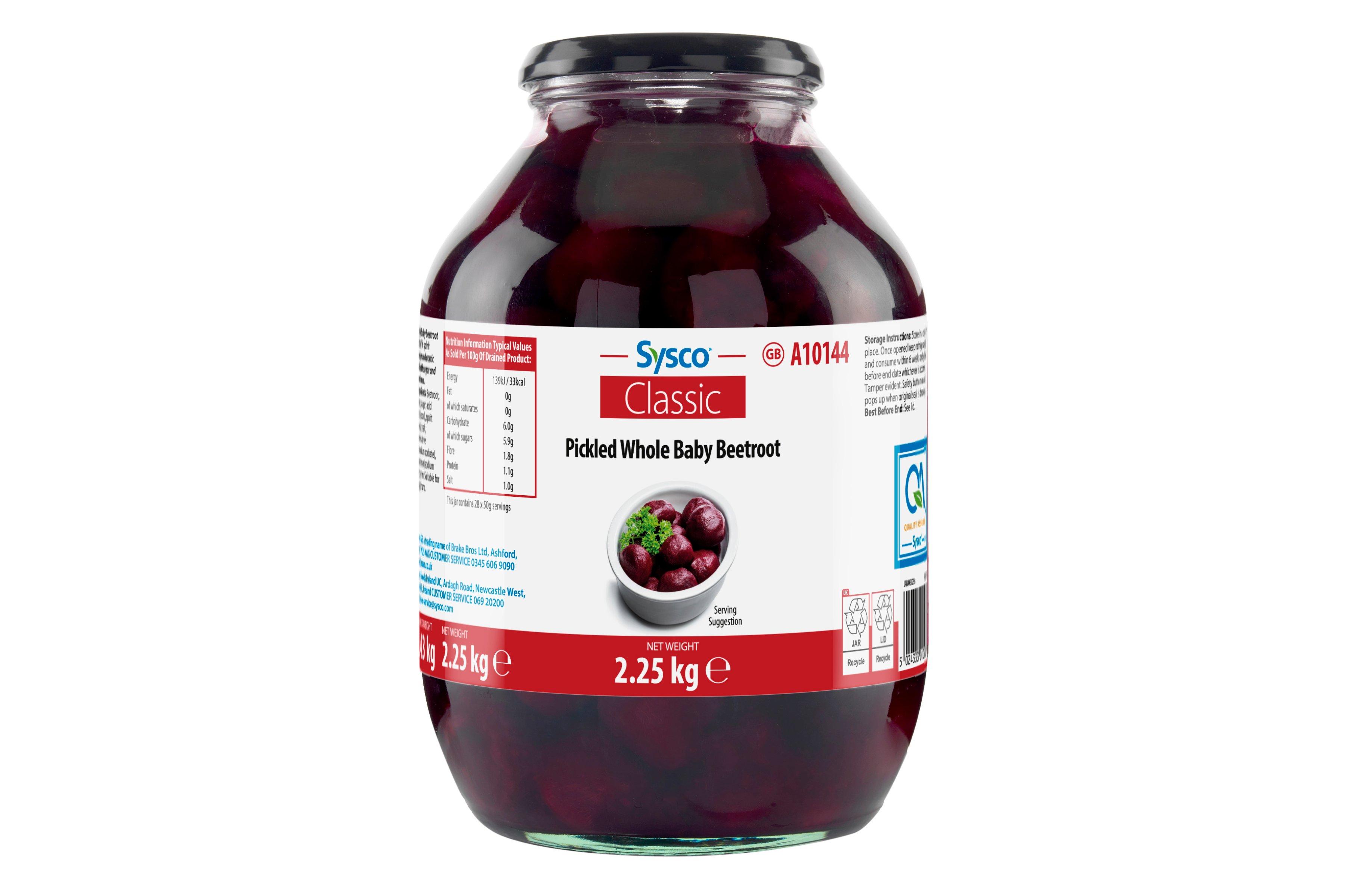 Sysco Classic Pickled Whole Baby Beetroot