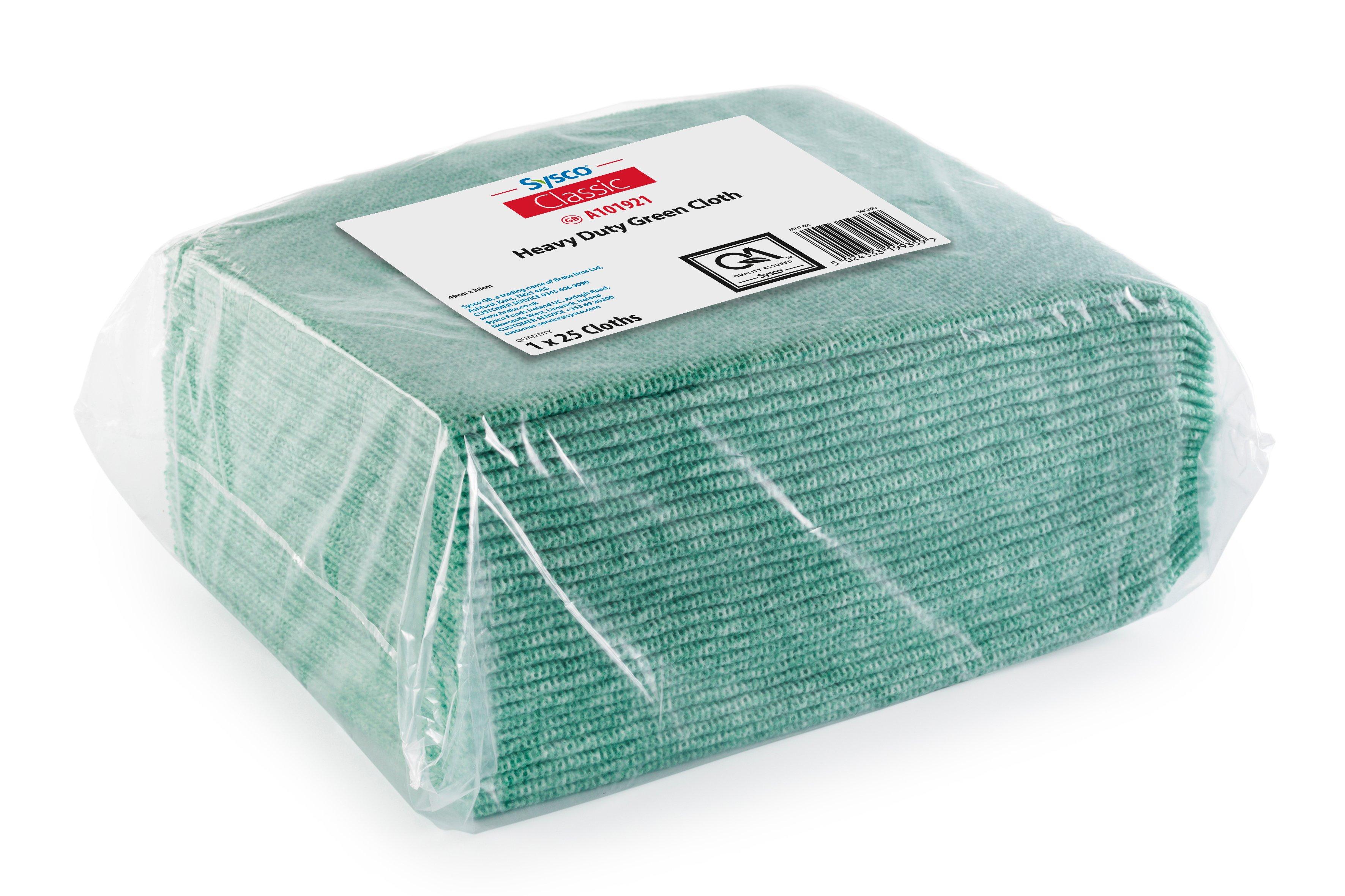Sysco Classic Heavy Duty Green Cloth