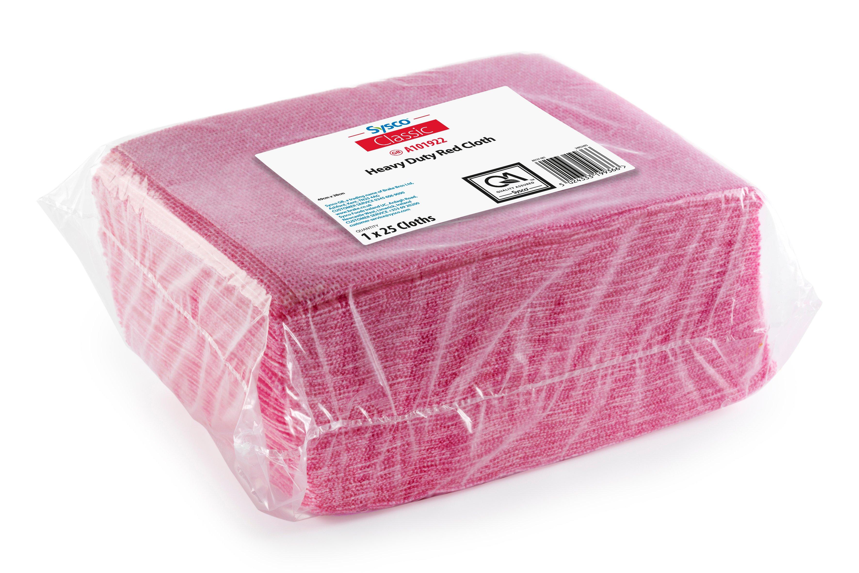 Sysco Classic  Heavy Duty Red Cloth