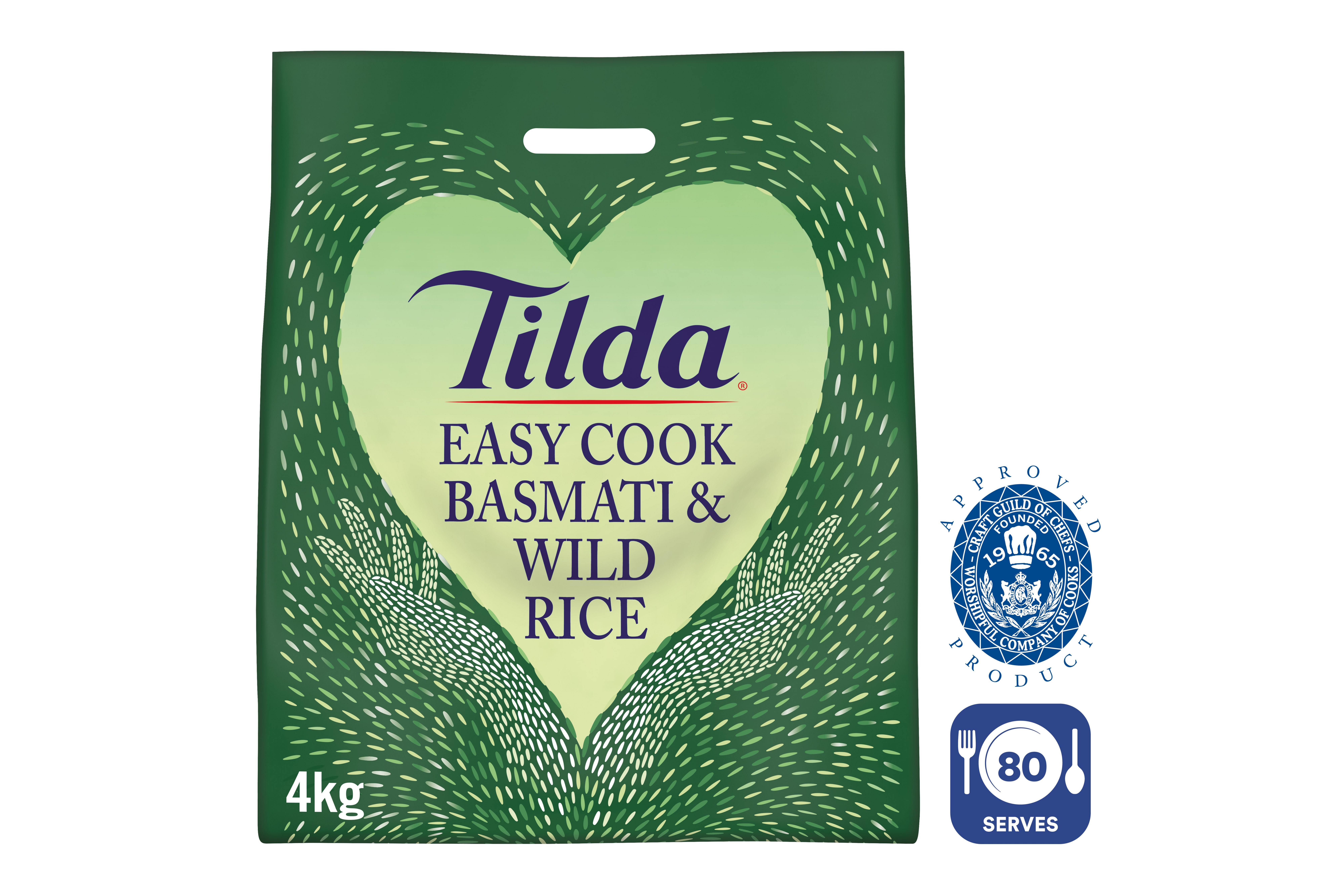 Tilda Easy Cook Basmati & Wild Rice  4kg