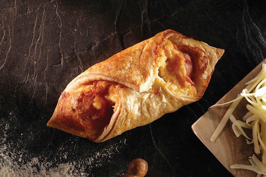 Proper Cornish Unbaked Cheese & Bacon Turnover