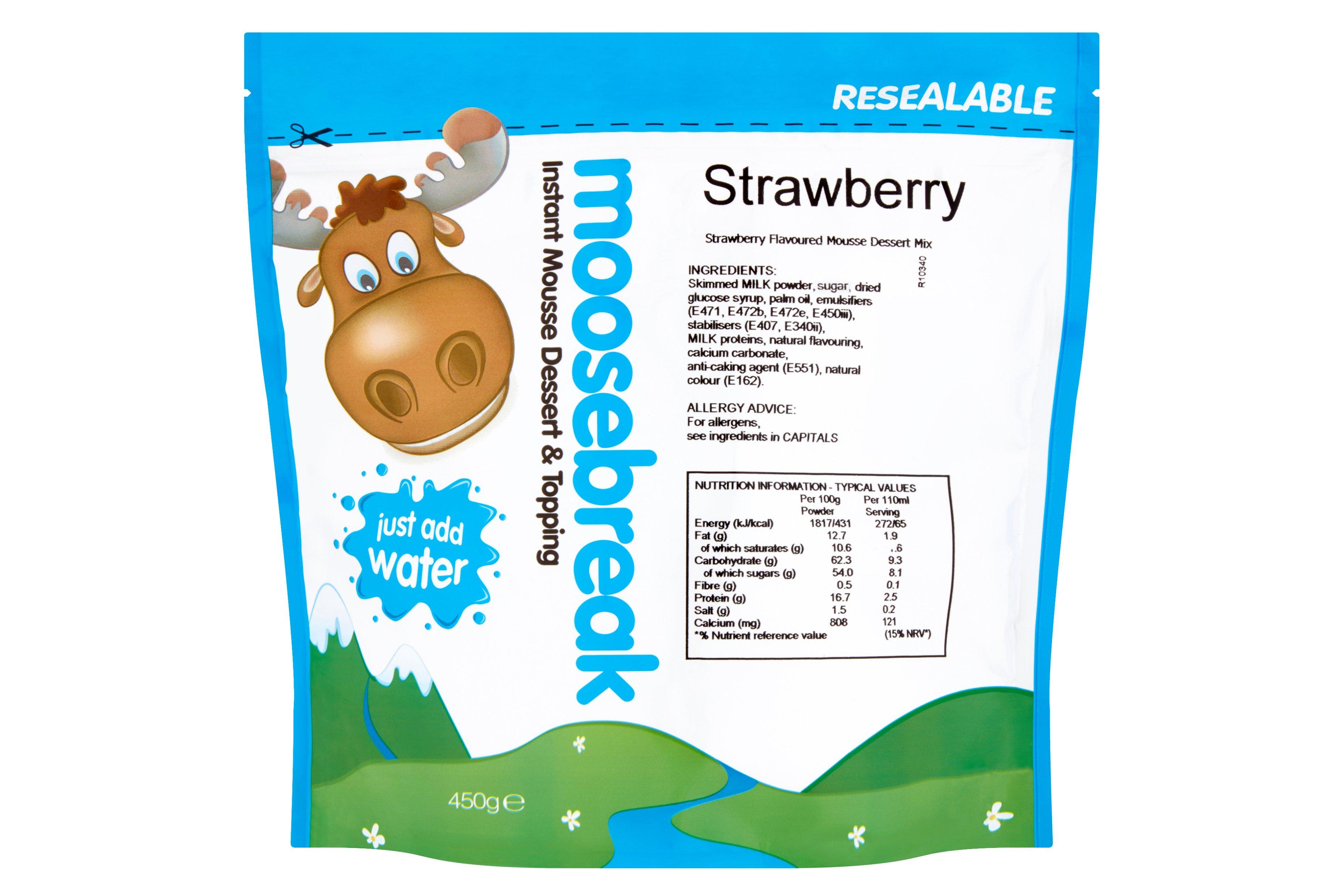 Aimia Moosebreak Strawberry Dessert Mix