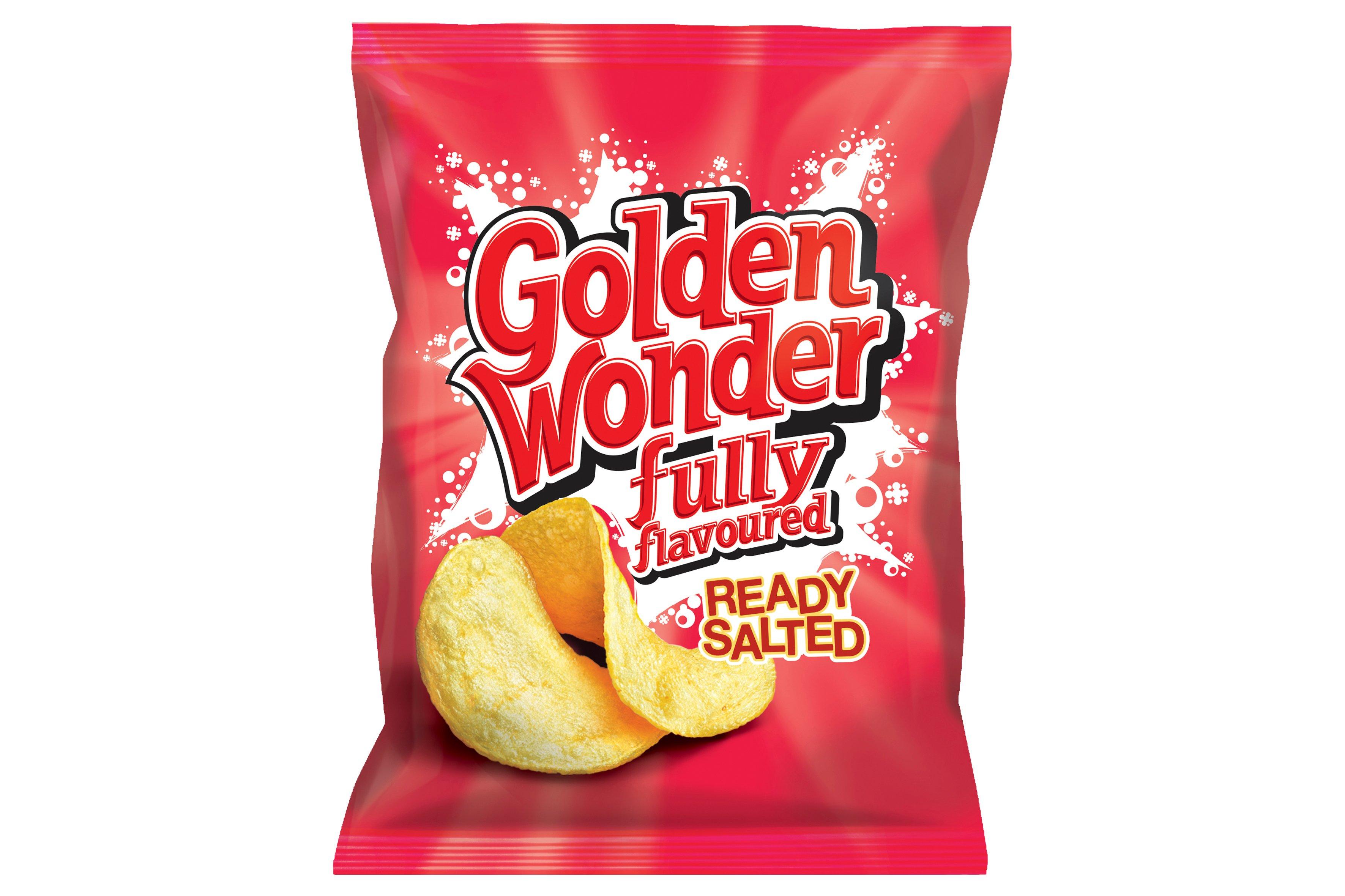 Golden Wonder Ready Salted Crisps 32.5g