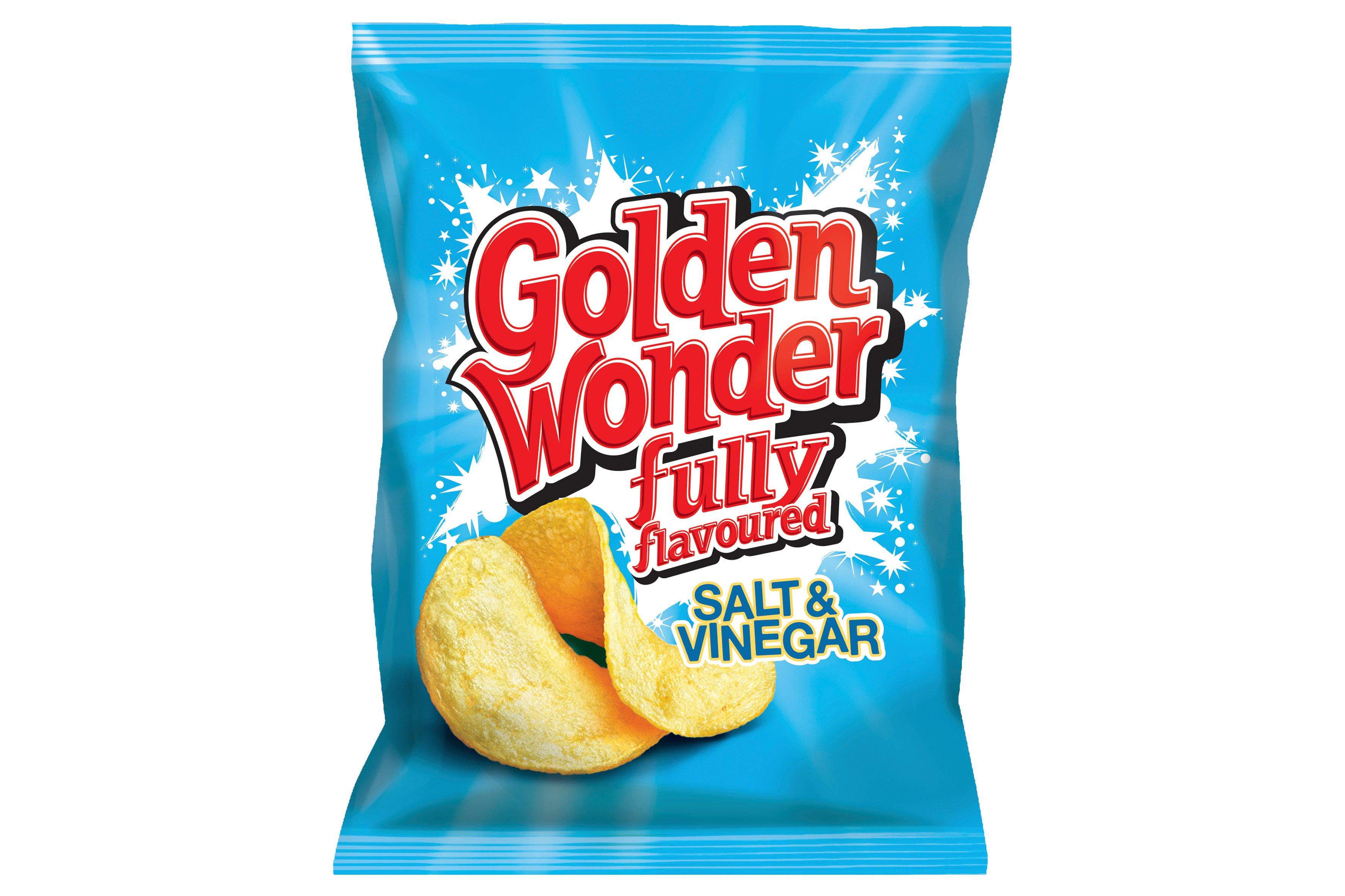 Golden Wonder Salt & Vinegar Crisps 32.5g