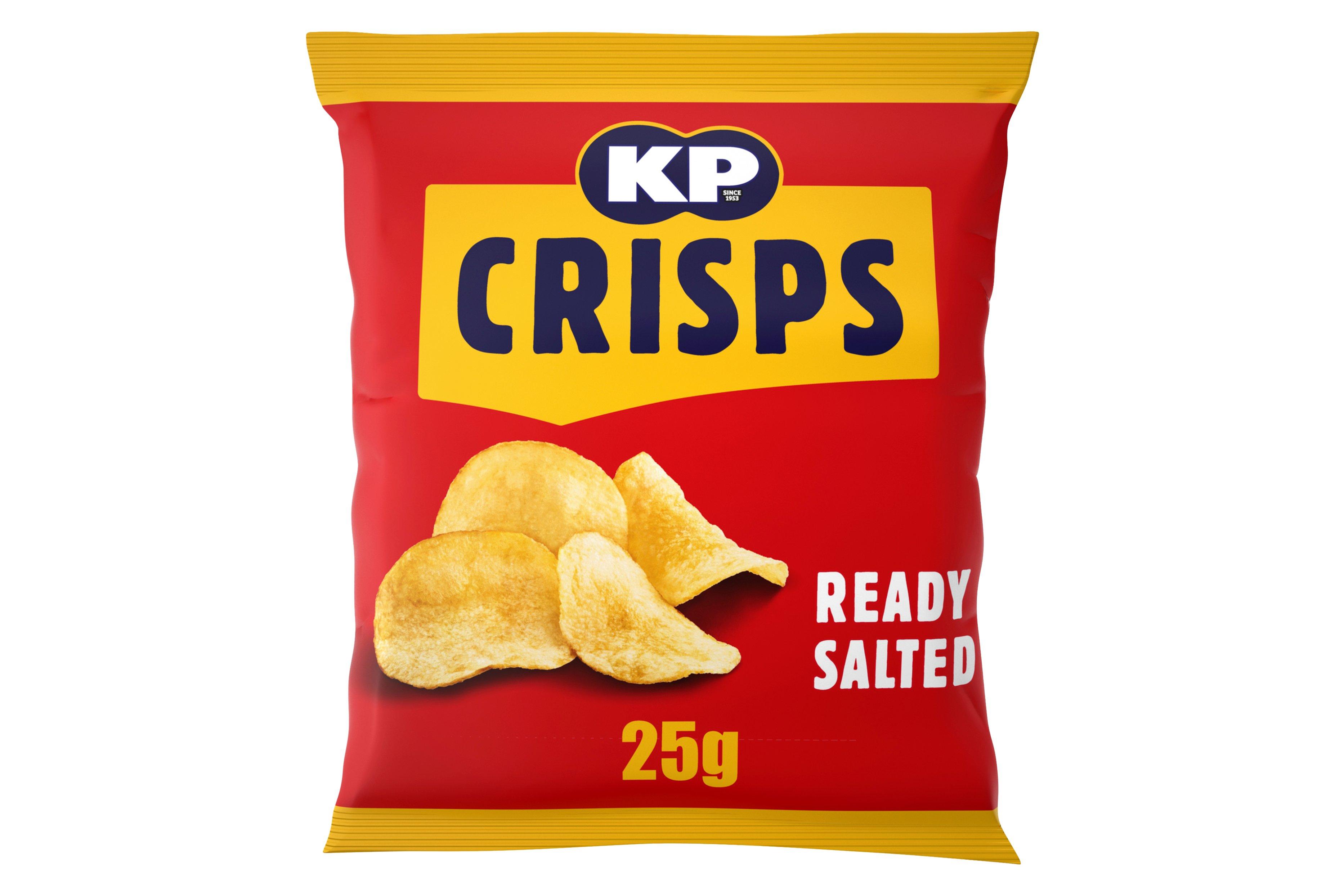 KP Ready Salted Crisps 25g