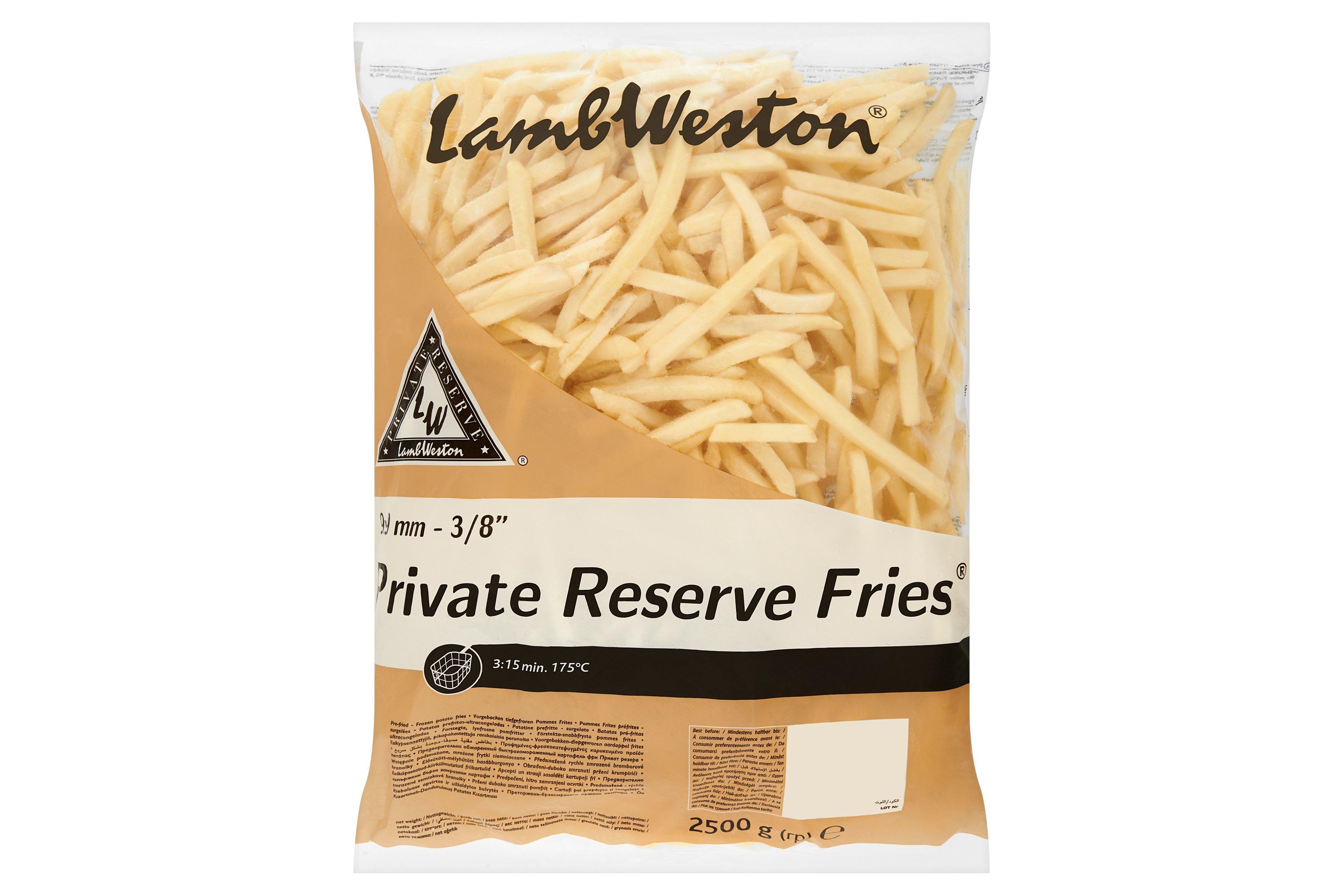 Lamb Weston Private Reserve Fries 9 x 9